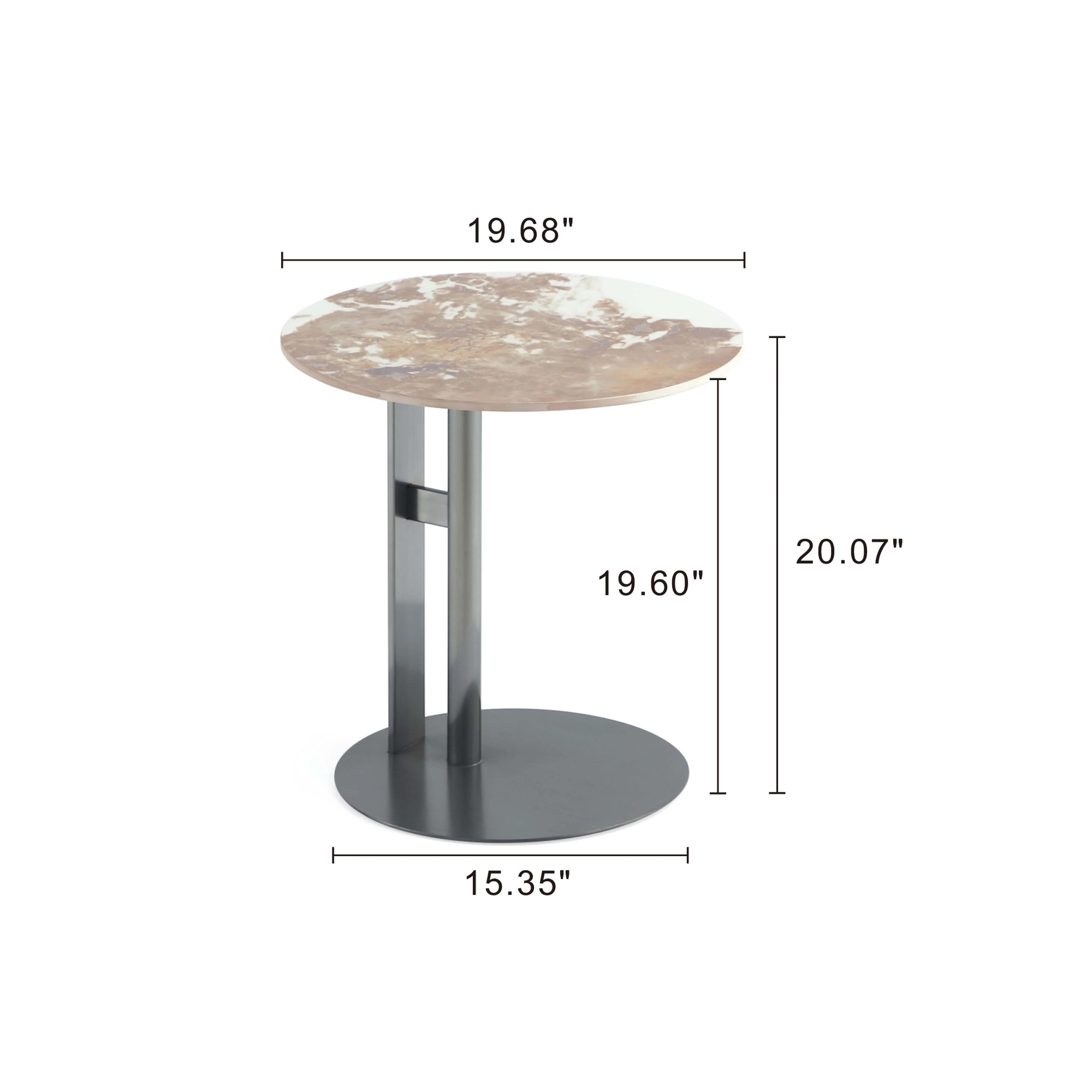Alondra Coffee Table and End Table in Black (set of 2) - Image 5