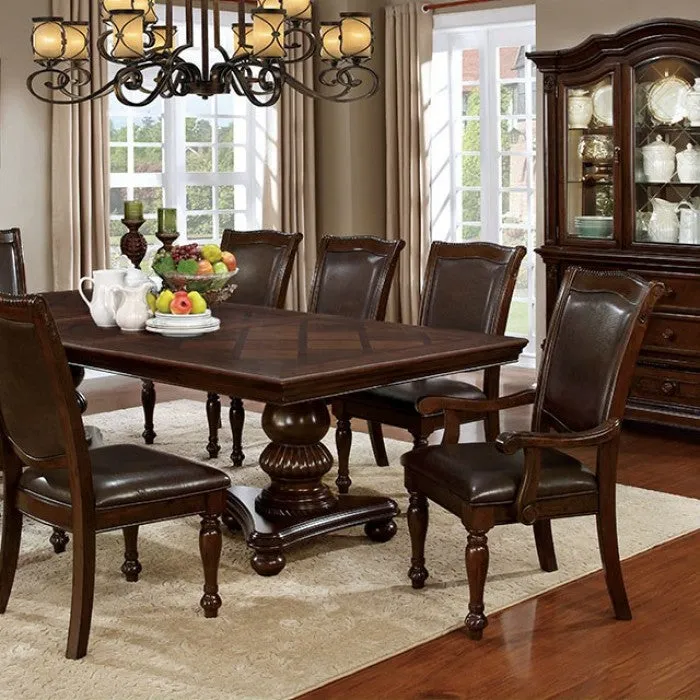 Alpena Brown Cherry 7-Piece Dining Room Set - Image 2