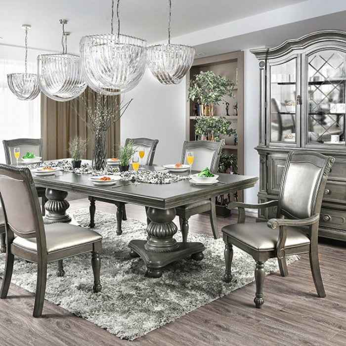 Alpena Gray 7-Piece Dining Room Set - Image 2