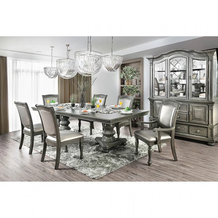 Alpena Gray 9-Piece Dining Room Set