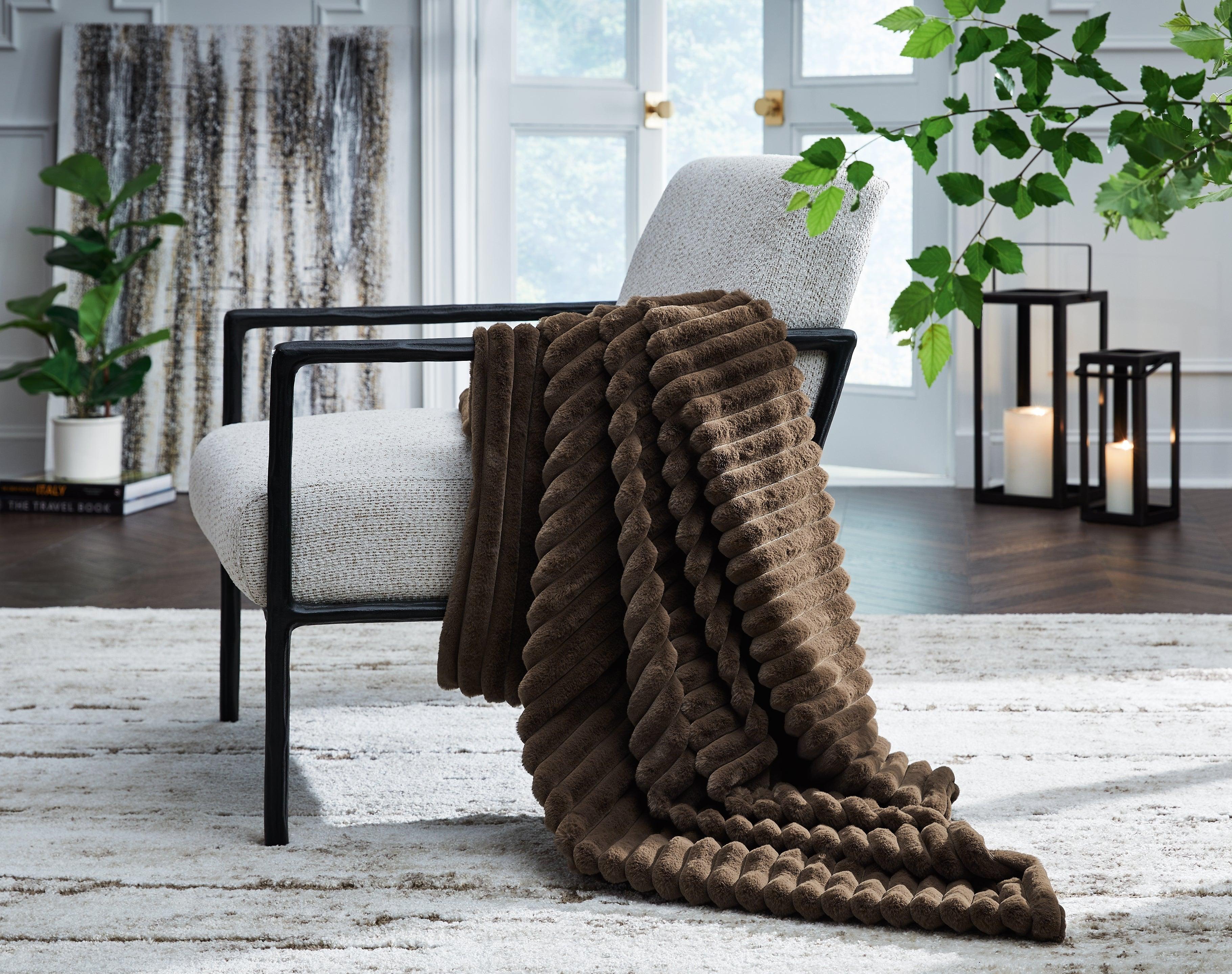 Alsonwell Brown Throw - Image 4