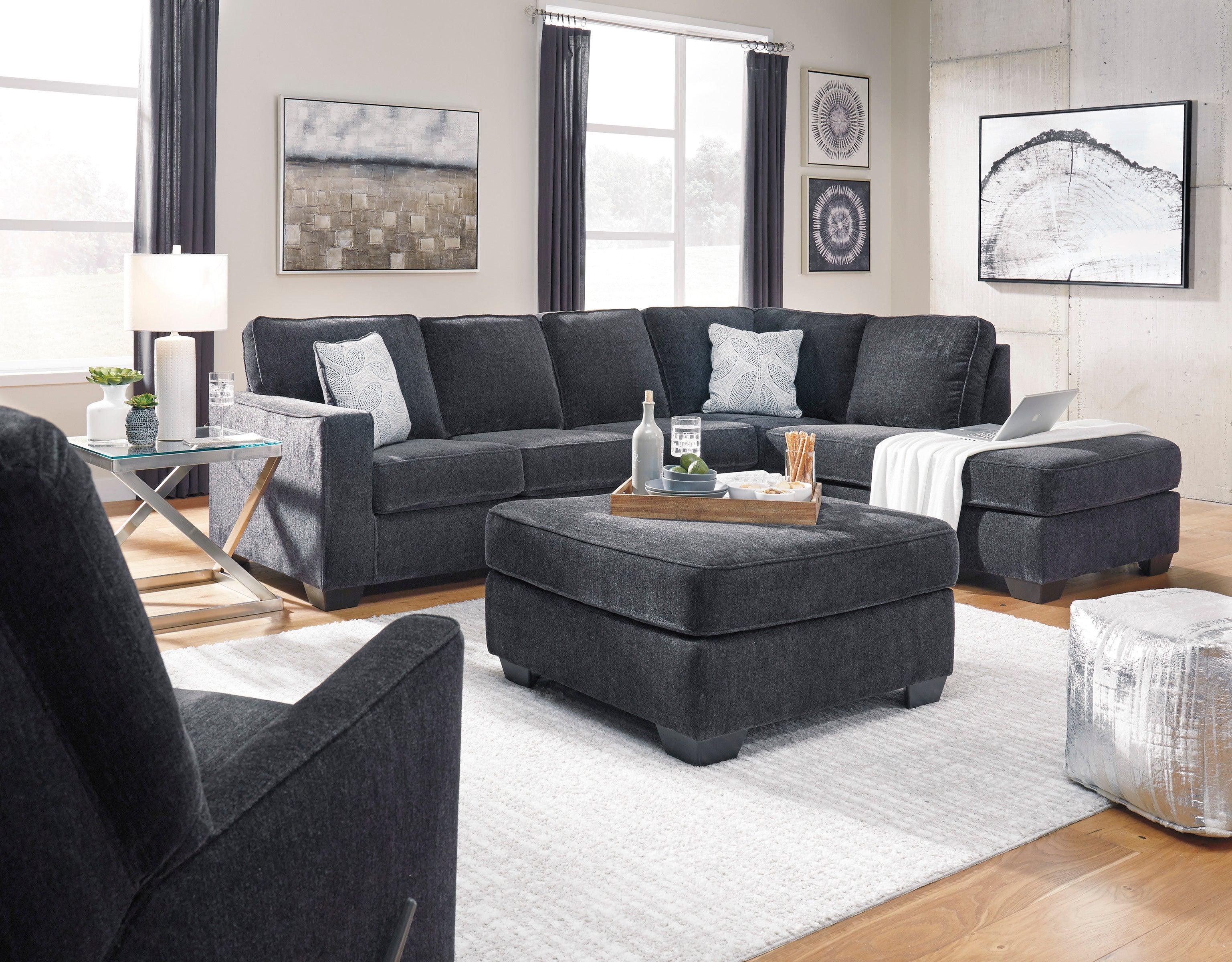 Altari Slate 2-Piece Right Arm Facing Chaise Sleeper Sectional - Image 4