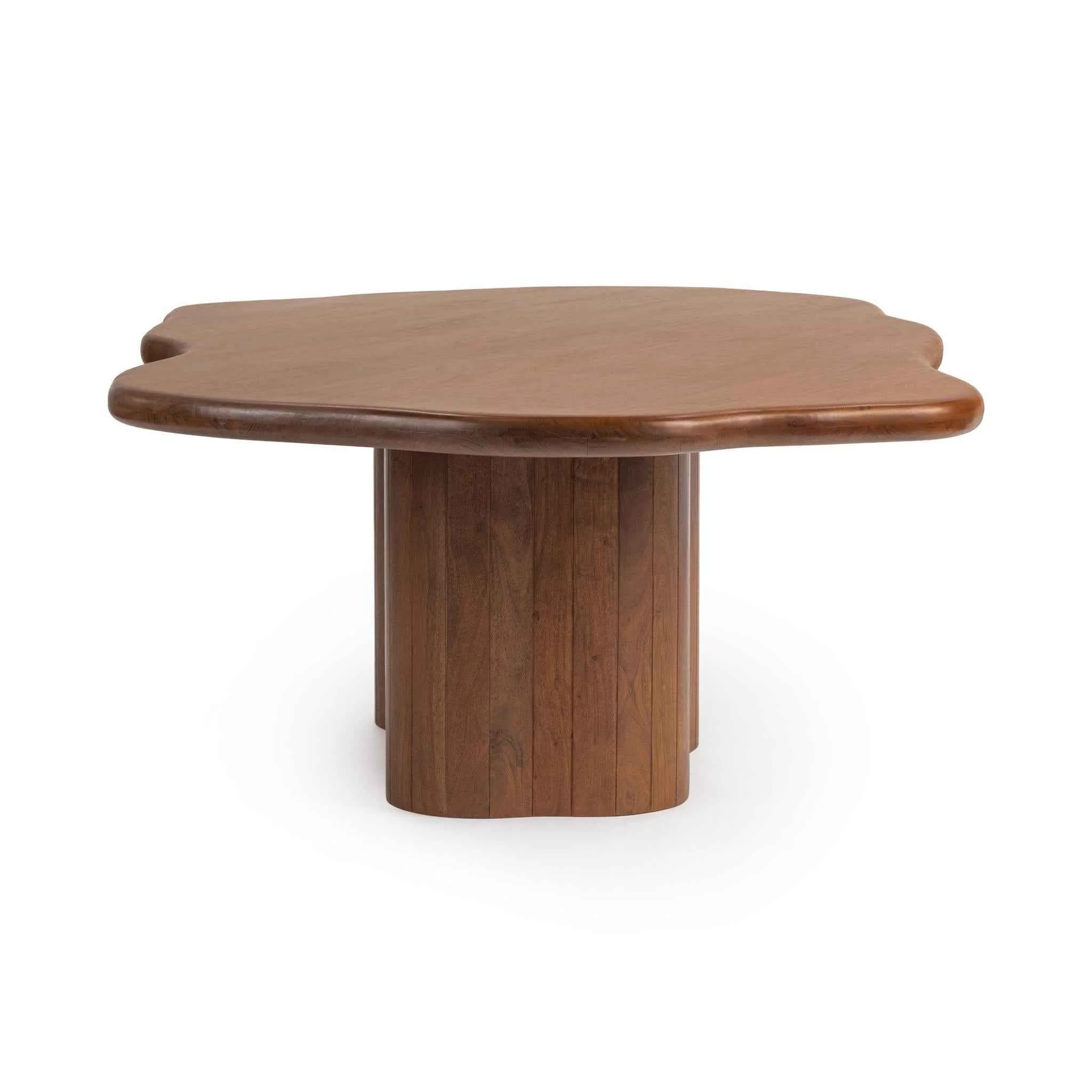 Alvaro 94" Freeform Dining Table - Chestnut - Image 3