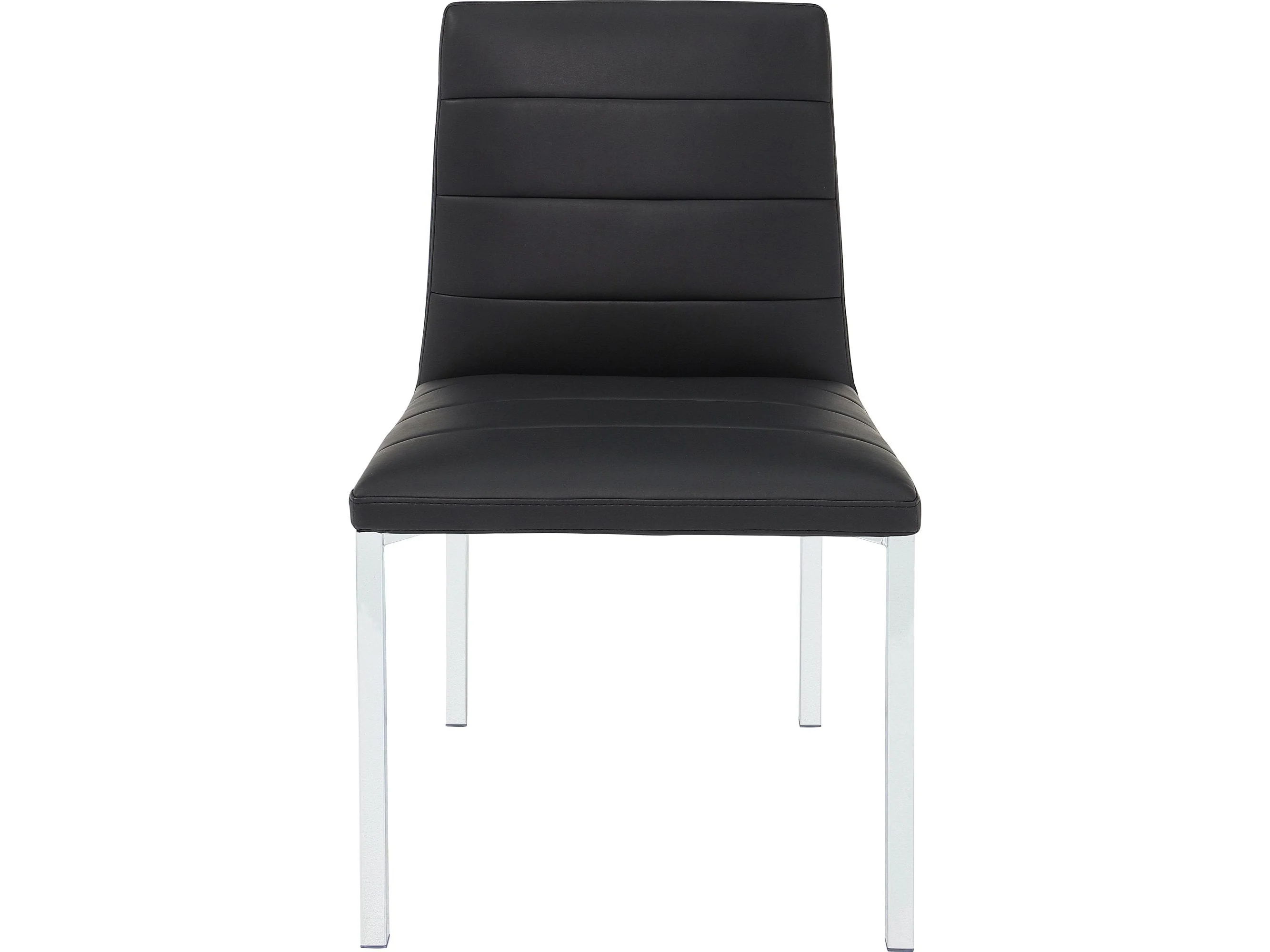 Amalfi Soot/Chrome Metal Back Chair (Set of 2)