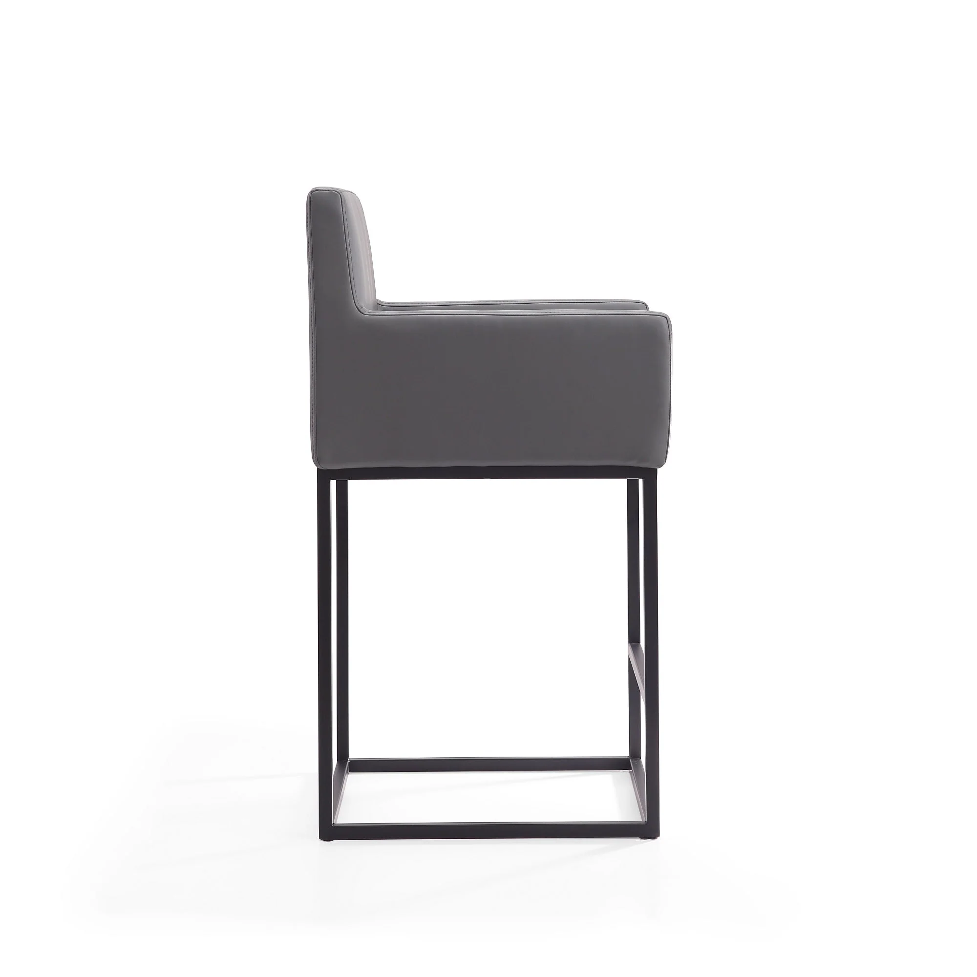 Ambassador Counter Stool in Grey and Black - Image 5