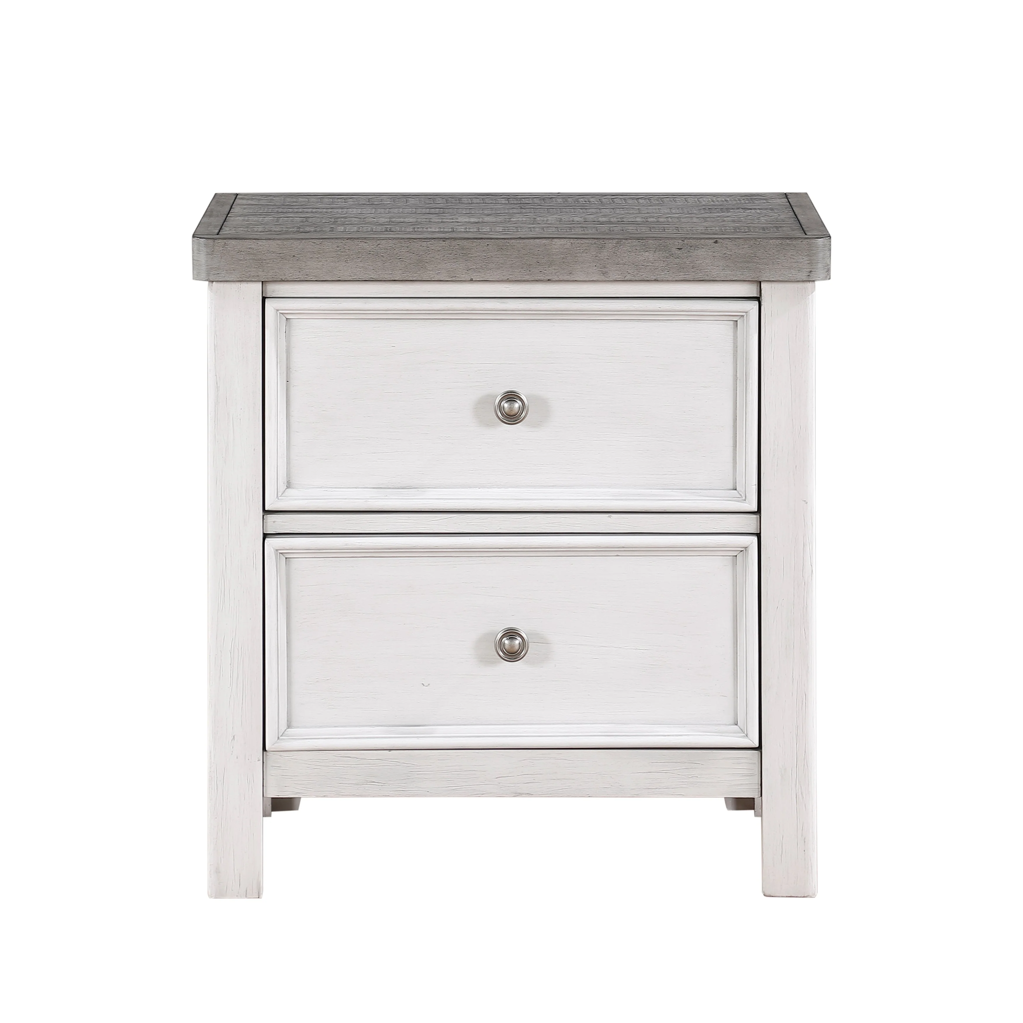Ambrose Antique White/Gray Storage Platform Bedroom Set - Image 10