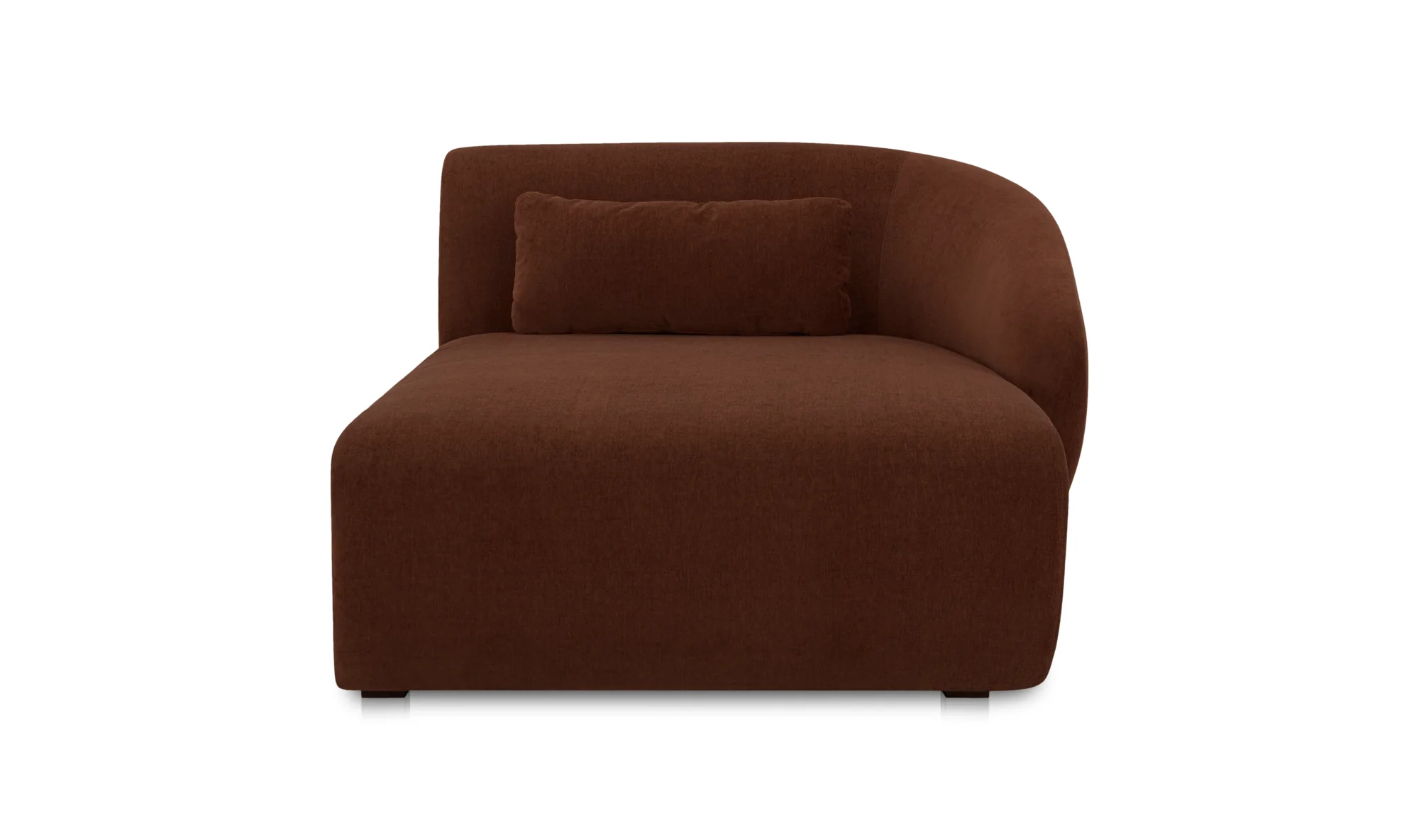 Amelia Right Arm Facing Chaise - Chestnut