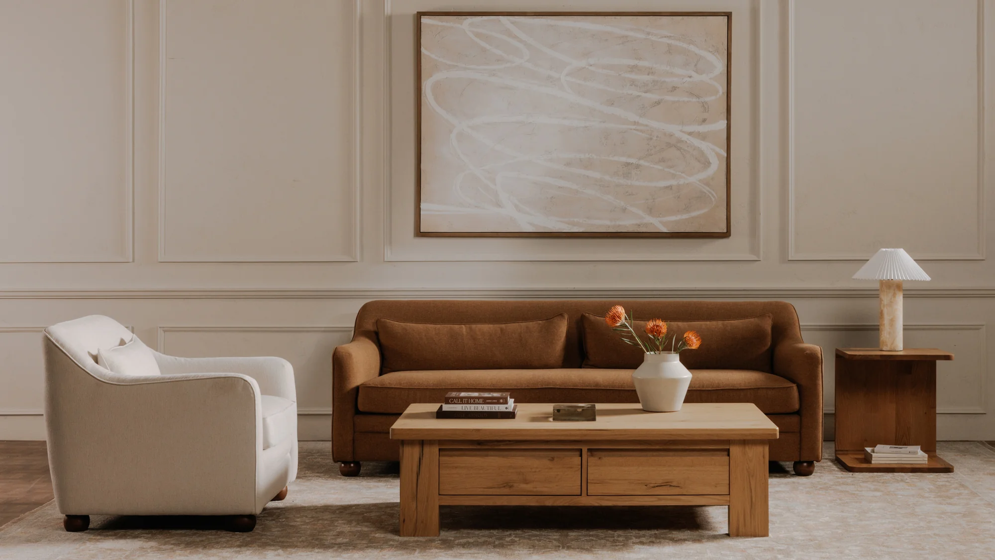 Amira Sofa Rust - Image 5