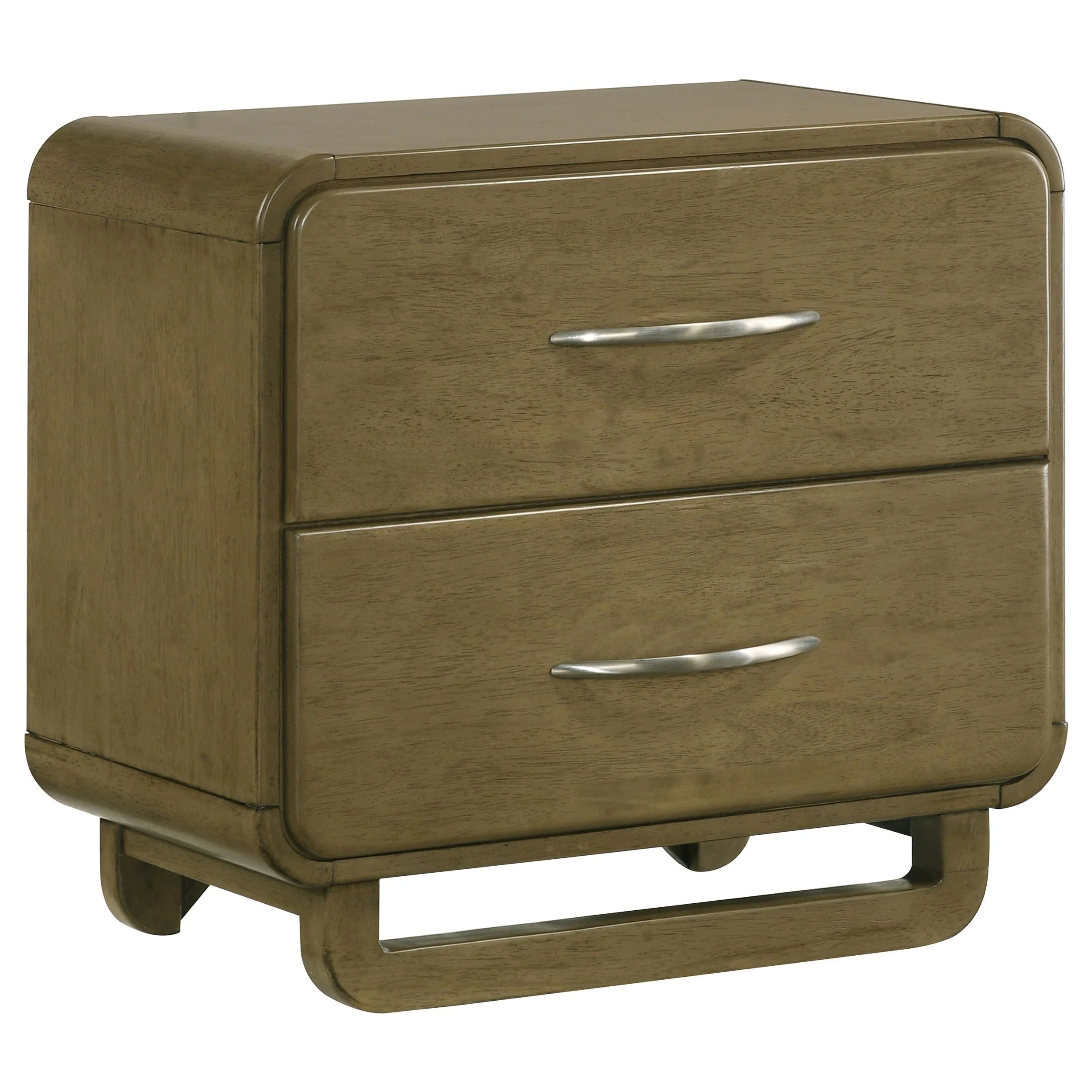 Amsbury Nutmeg 2-Drawer Nightstand - Image 2