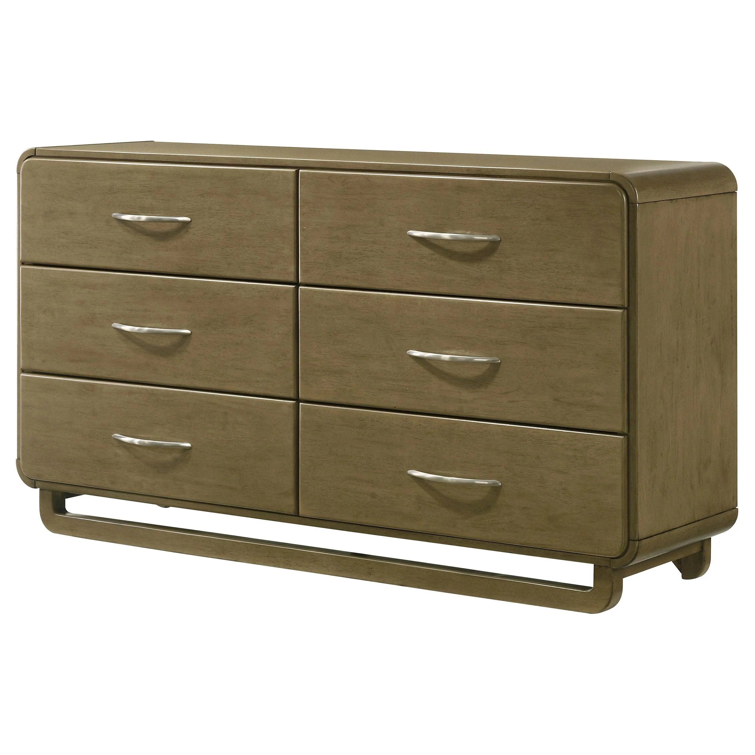 Amsbury Nutmeg 6-Drawer Dresser - Image 3