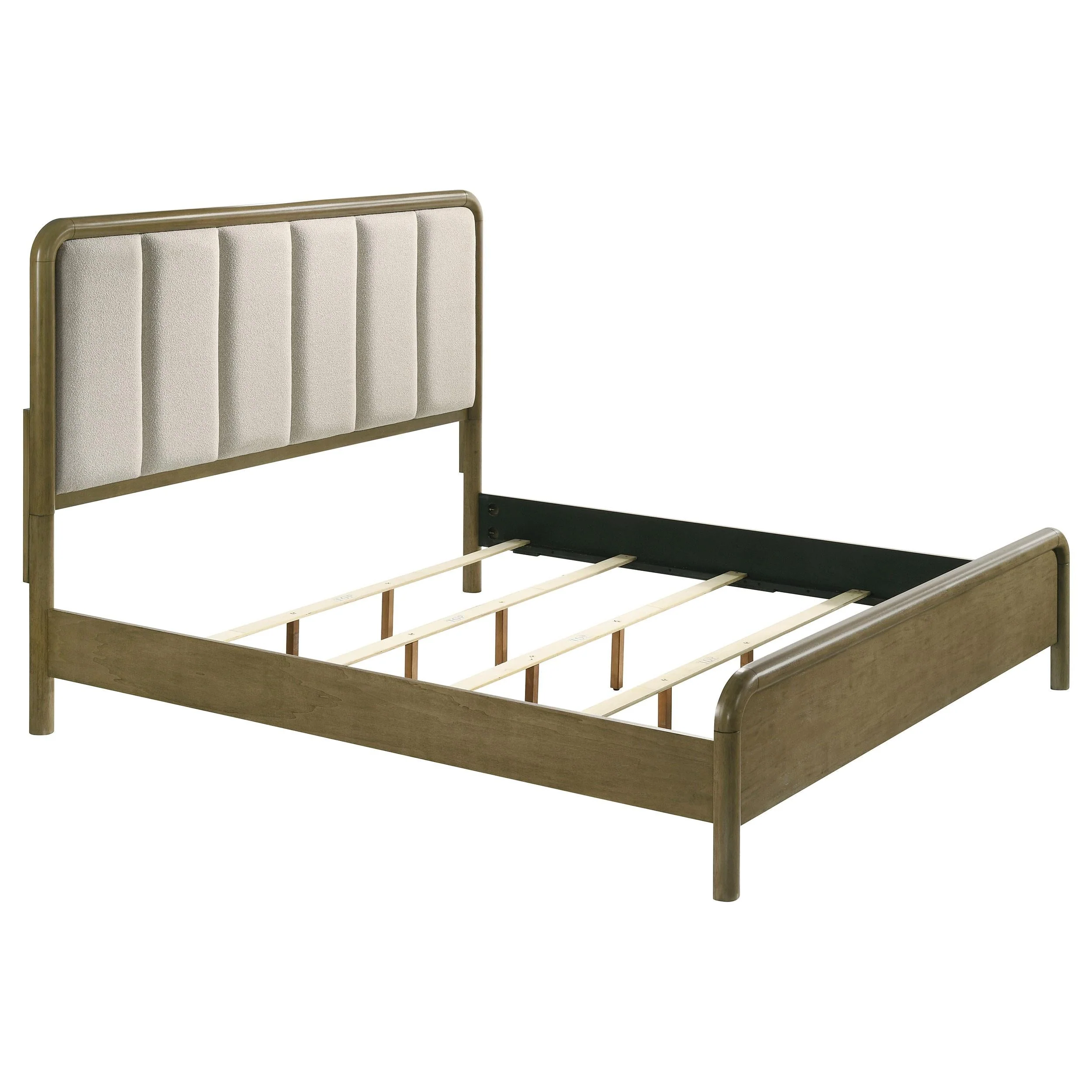 Amsbury Nutmeg Upholstered Queen Bed - Image 4