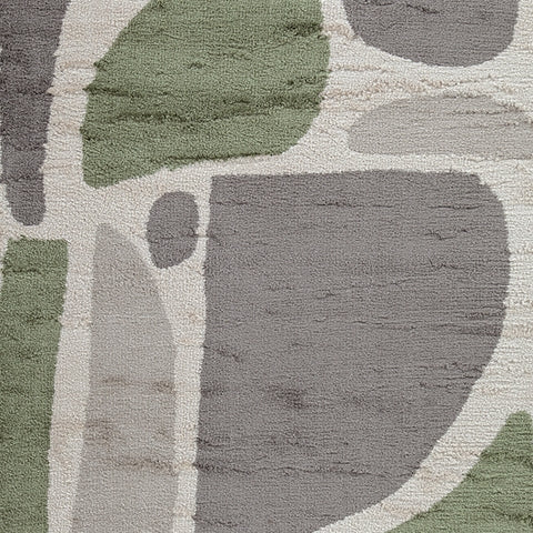 Anburgh Green/Gray/Ivory Medium Rug - Image 5