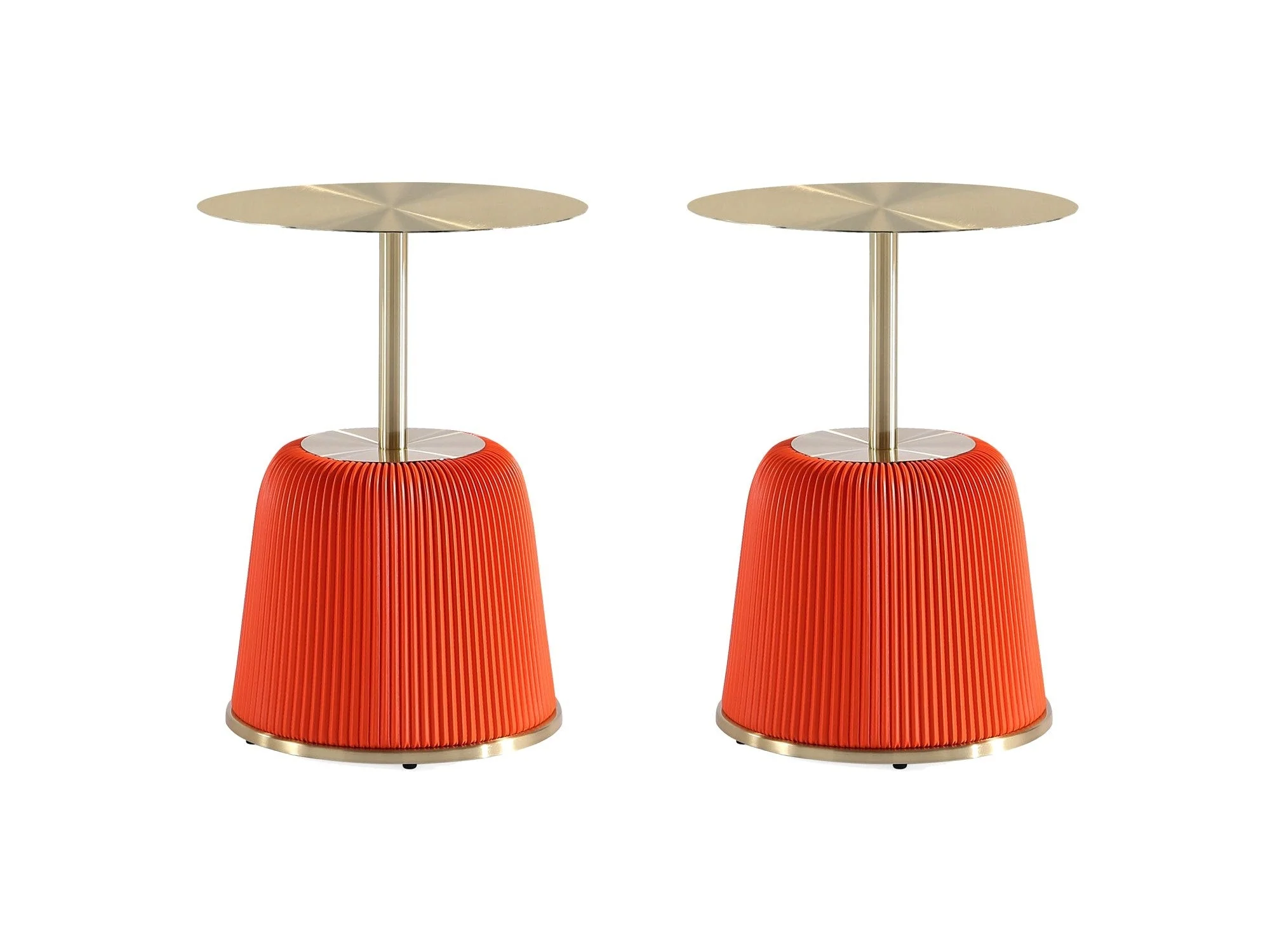 Anderson End Table 1.0 in Orange (Set of 2)