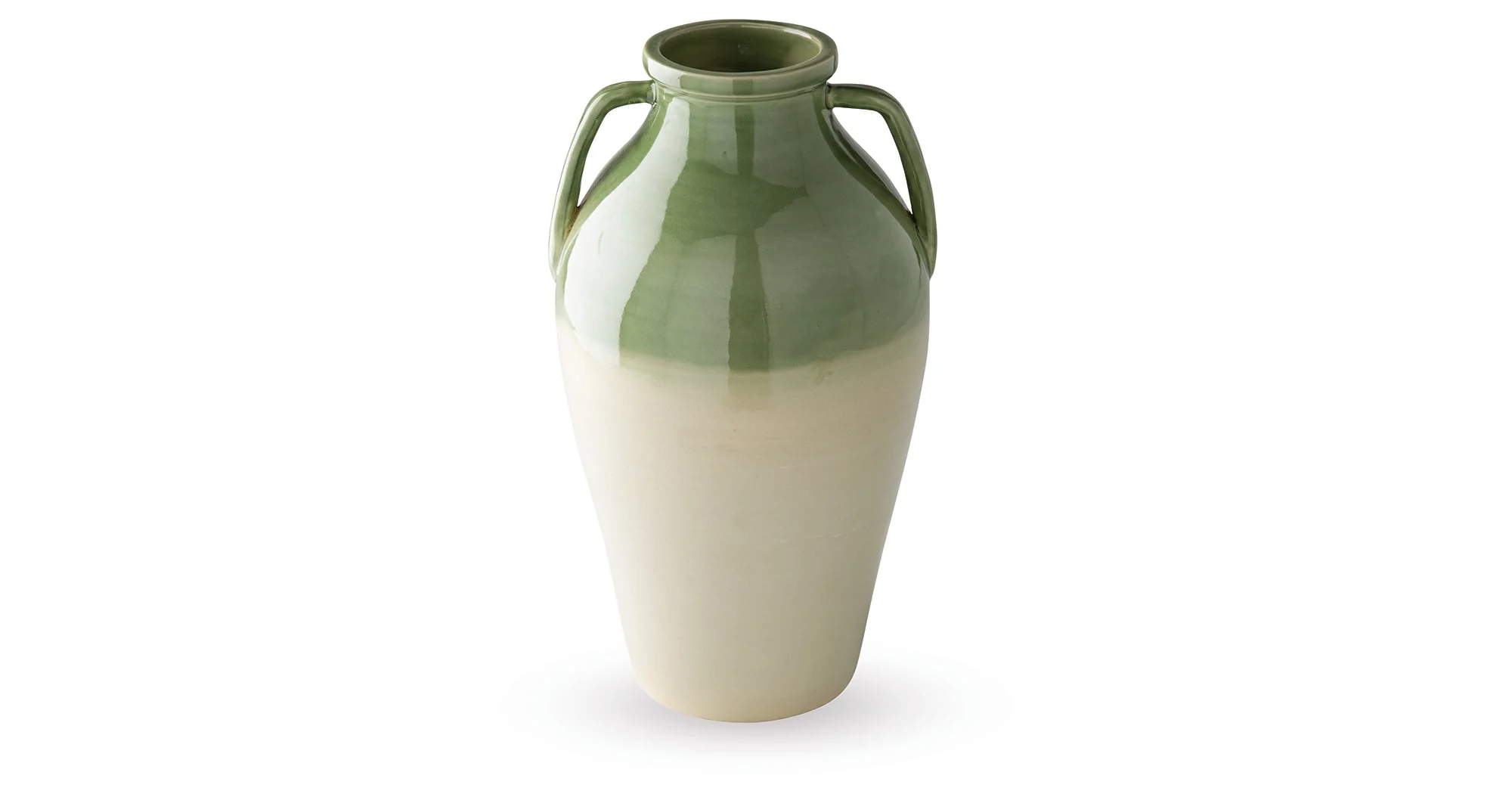 Andorbury Green & Beige Vase - Image 3
