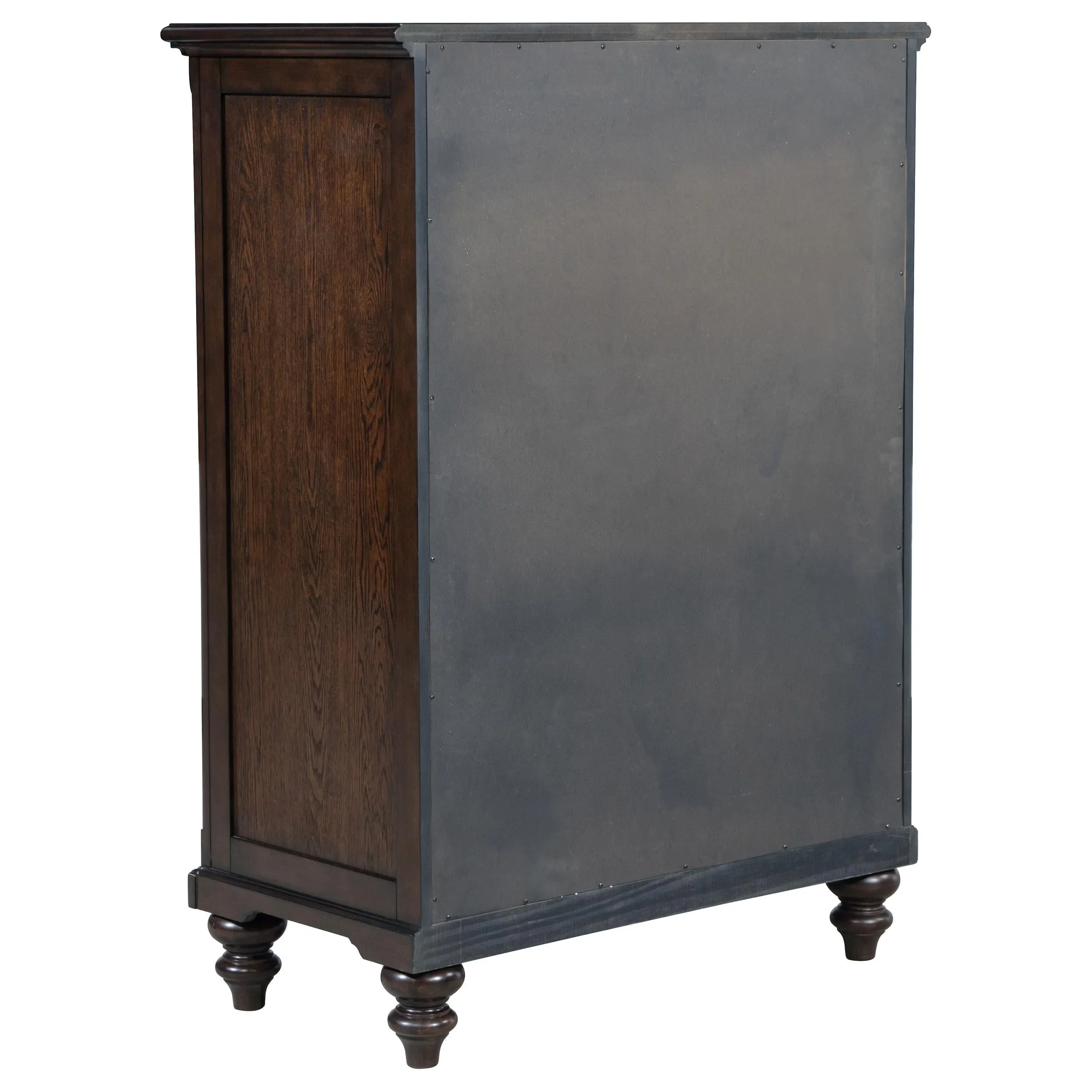 Andover Dark Oak 5-Drawer Chest - Image 6