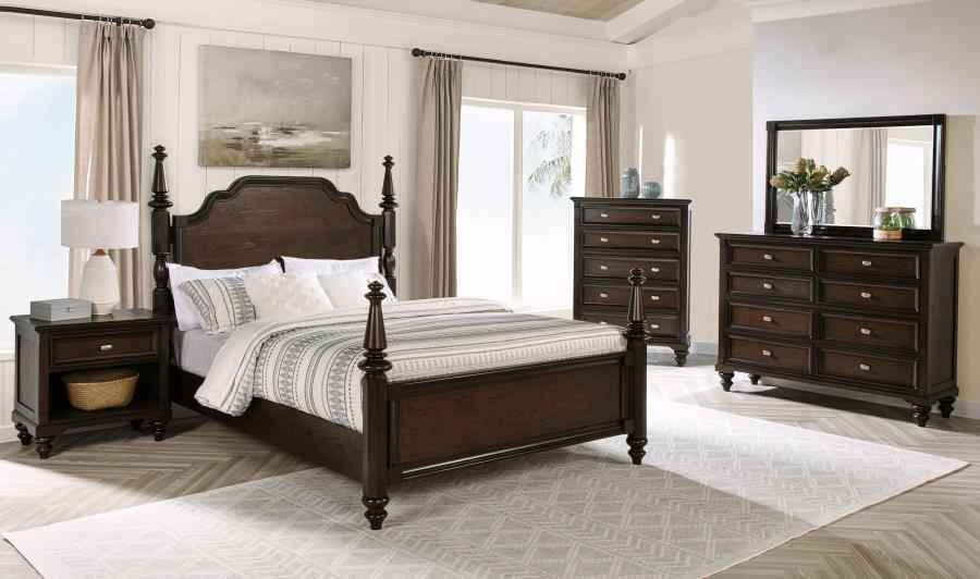 Andover Dark Oak 5-Piece Queen Bedroom Set
