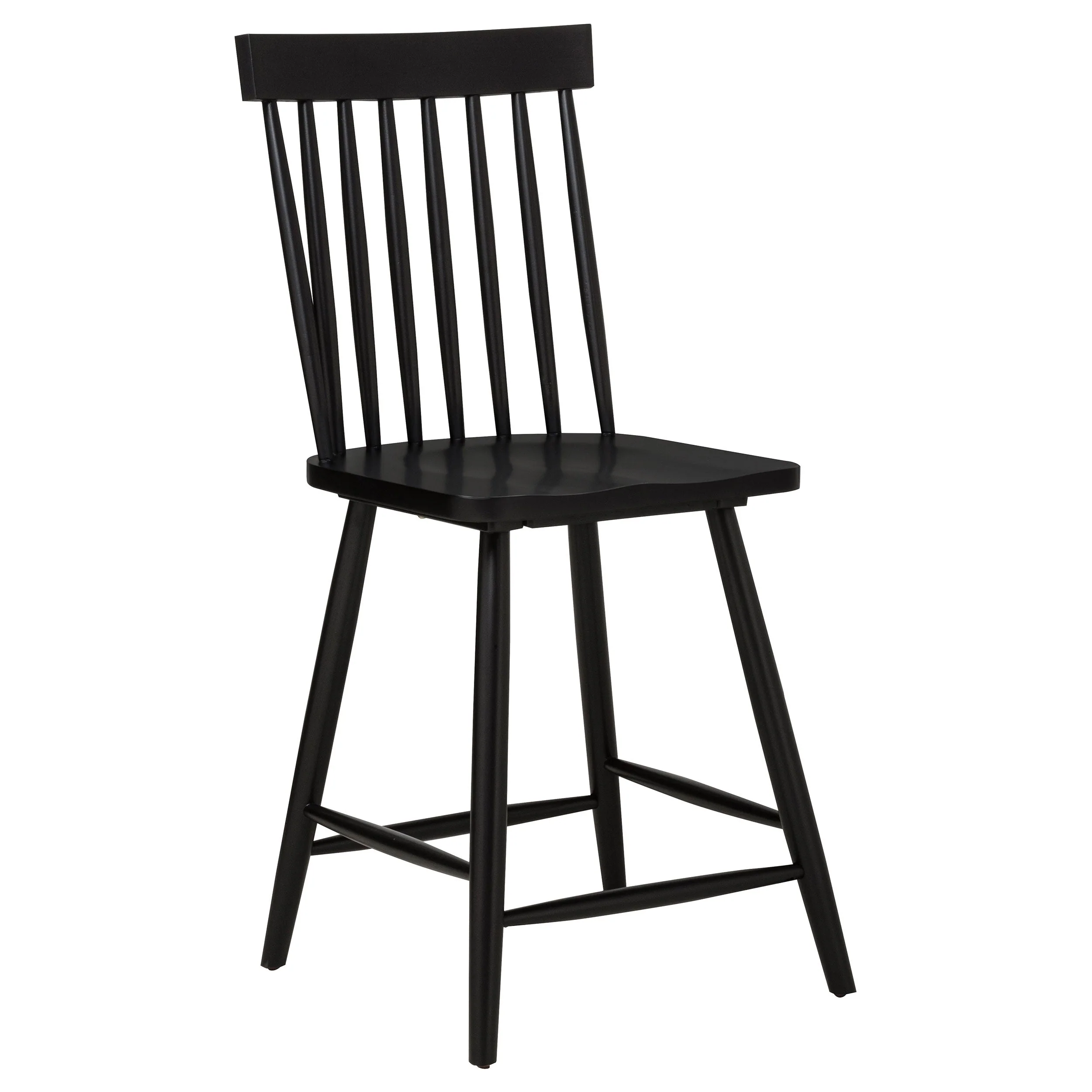 Andrews Black/Light Ash 5-piece Round Counter Dining Set - Image 6