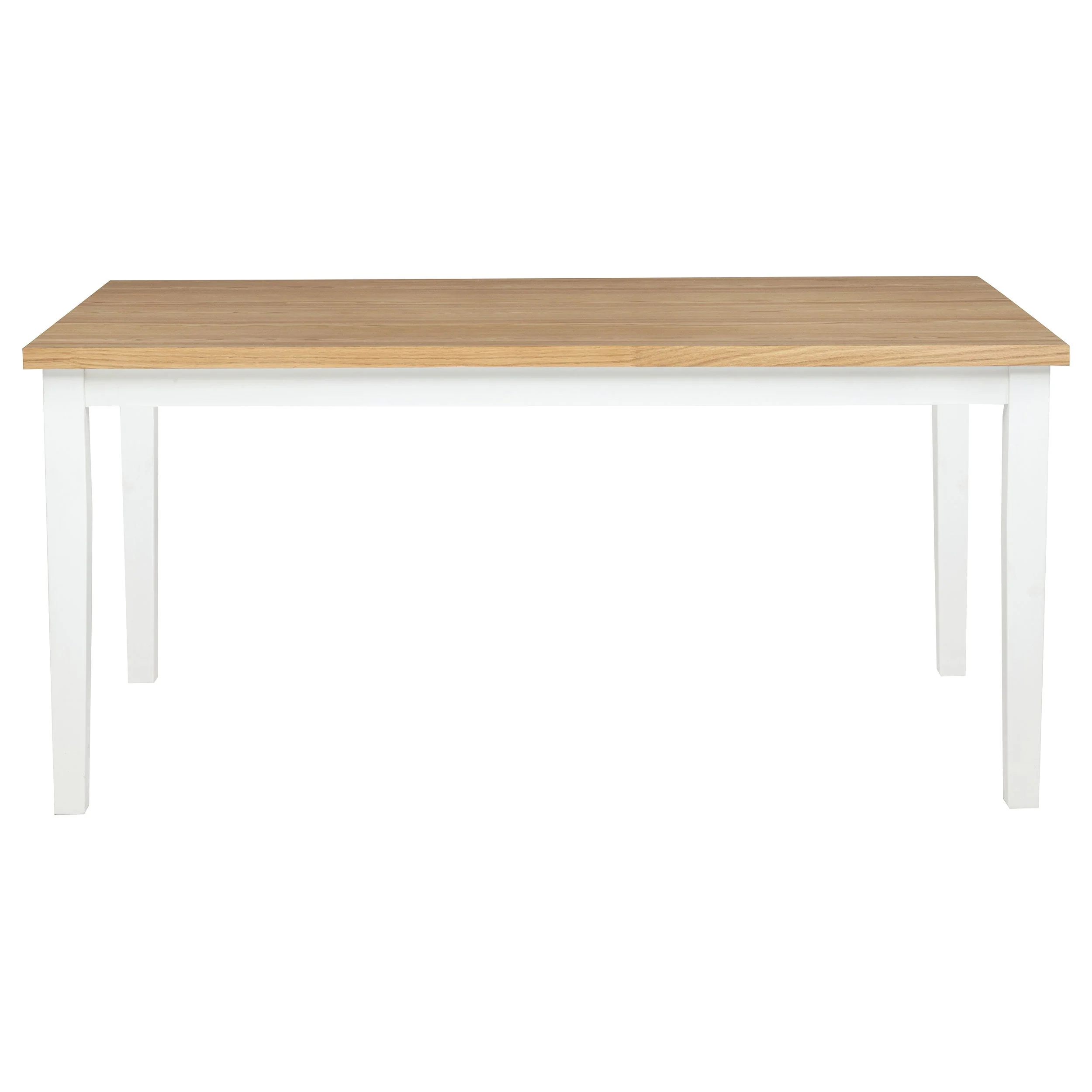 Andrews Light Ash/White 66-inch Rectangular Dining Table - Image 3