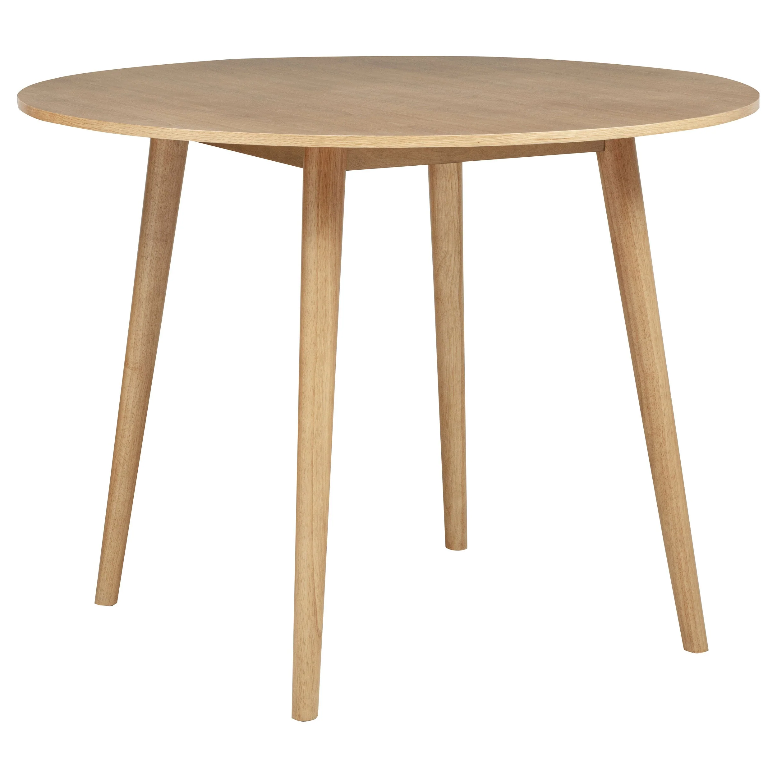 Andrews White/Light Ash 5-piece Round Counter Dining Set - Image 3