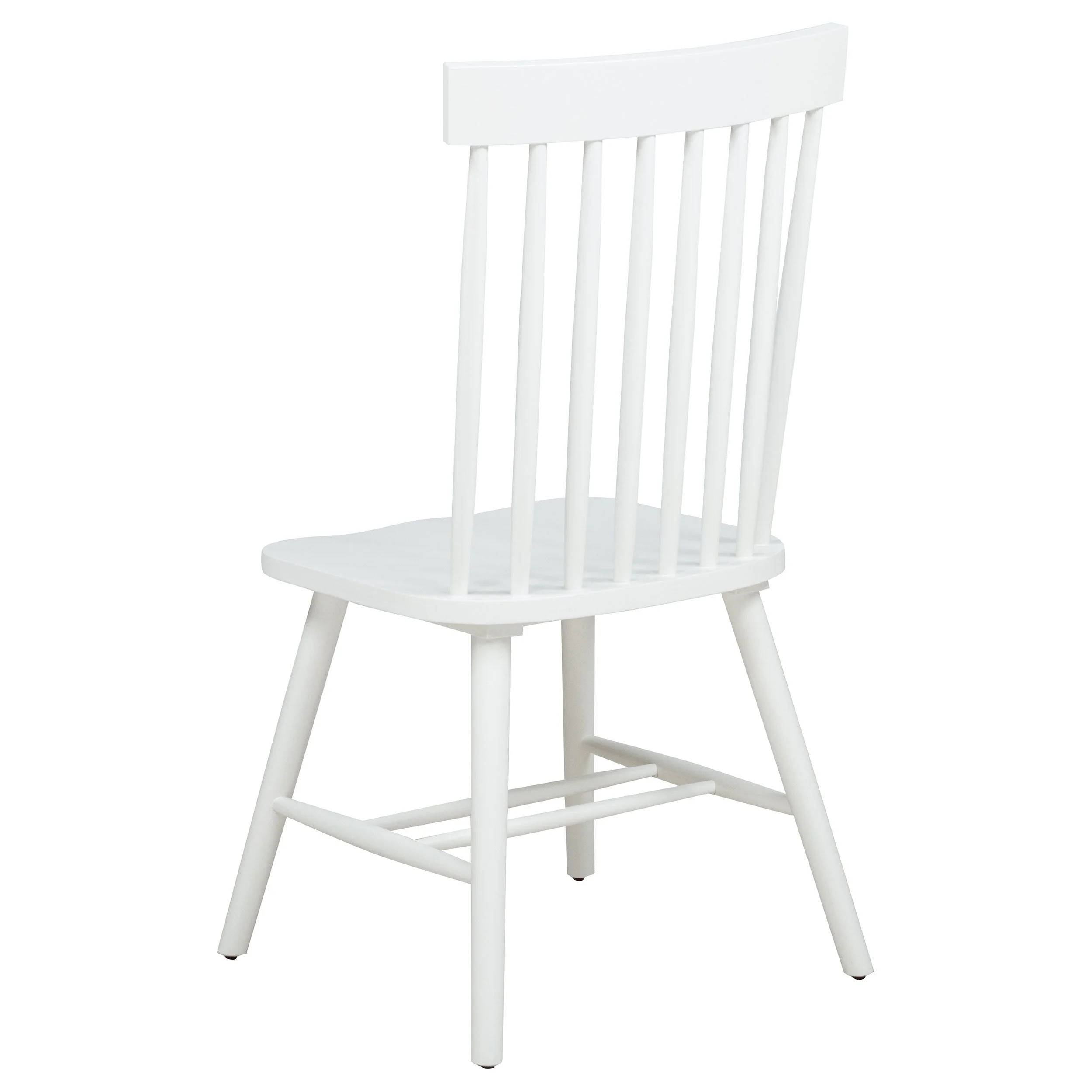 Andrews White/Light Ash 5-piece Round Dining Table Set - Image 8