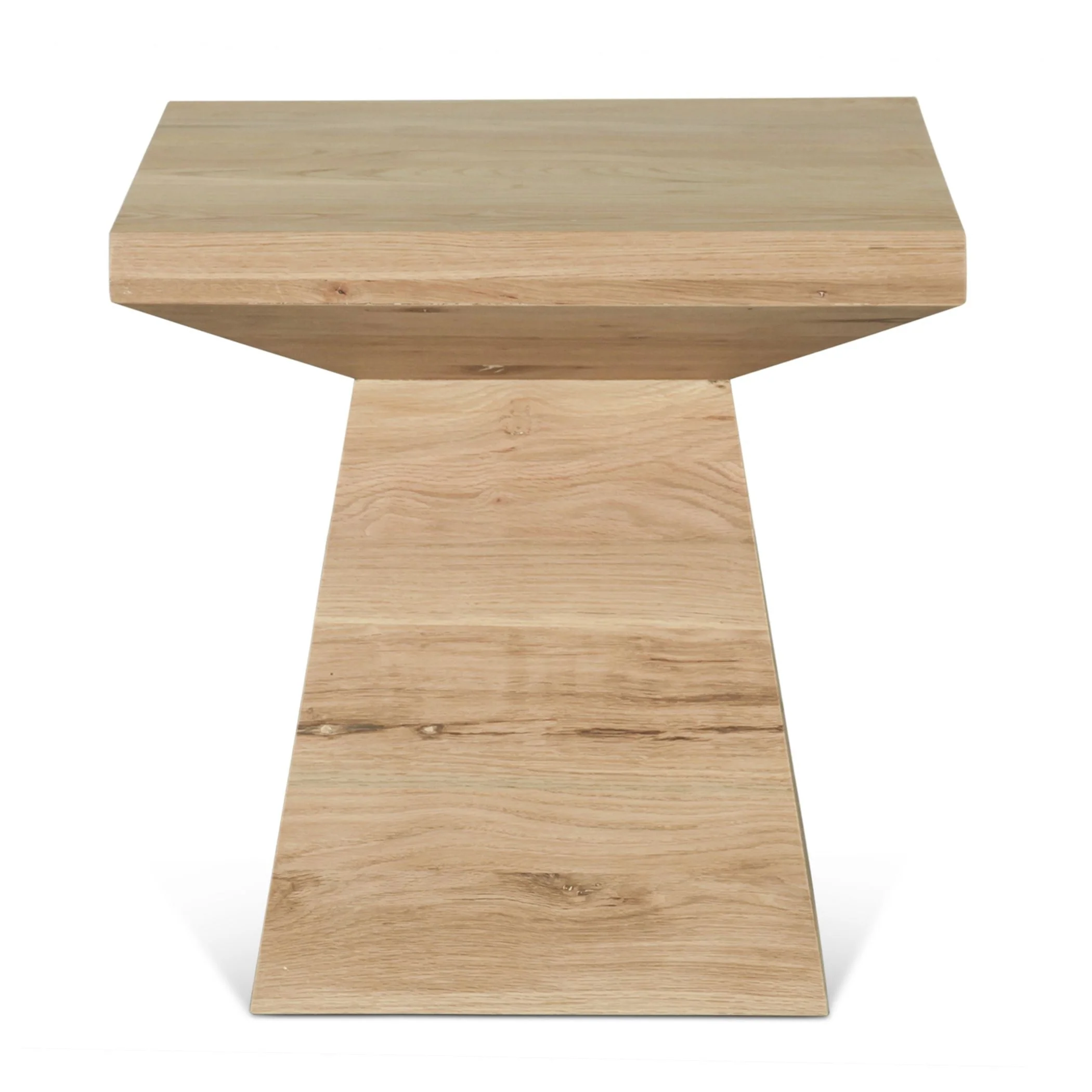 Anvil 24" Side Table in Natural Oak - Image 2