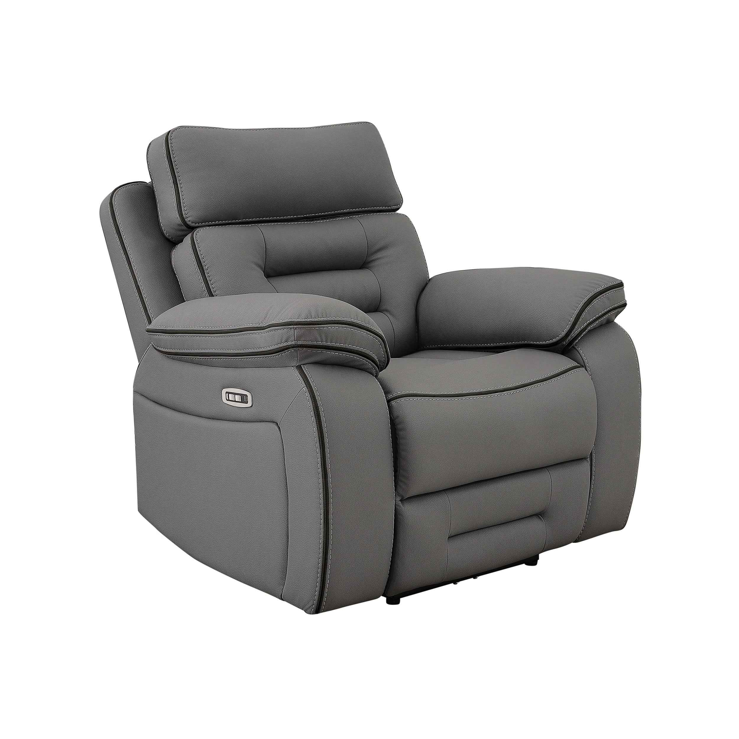 Apollo Gray Power Recliner - Image 3