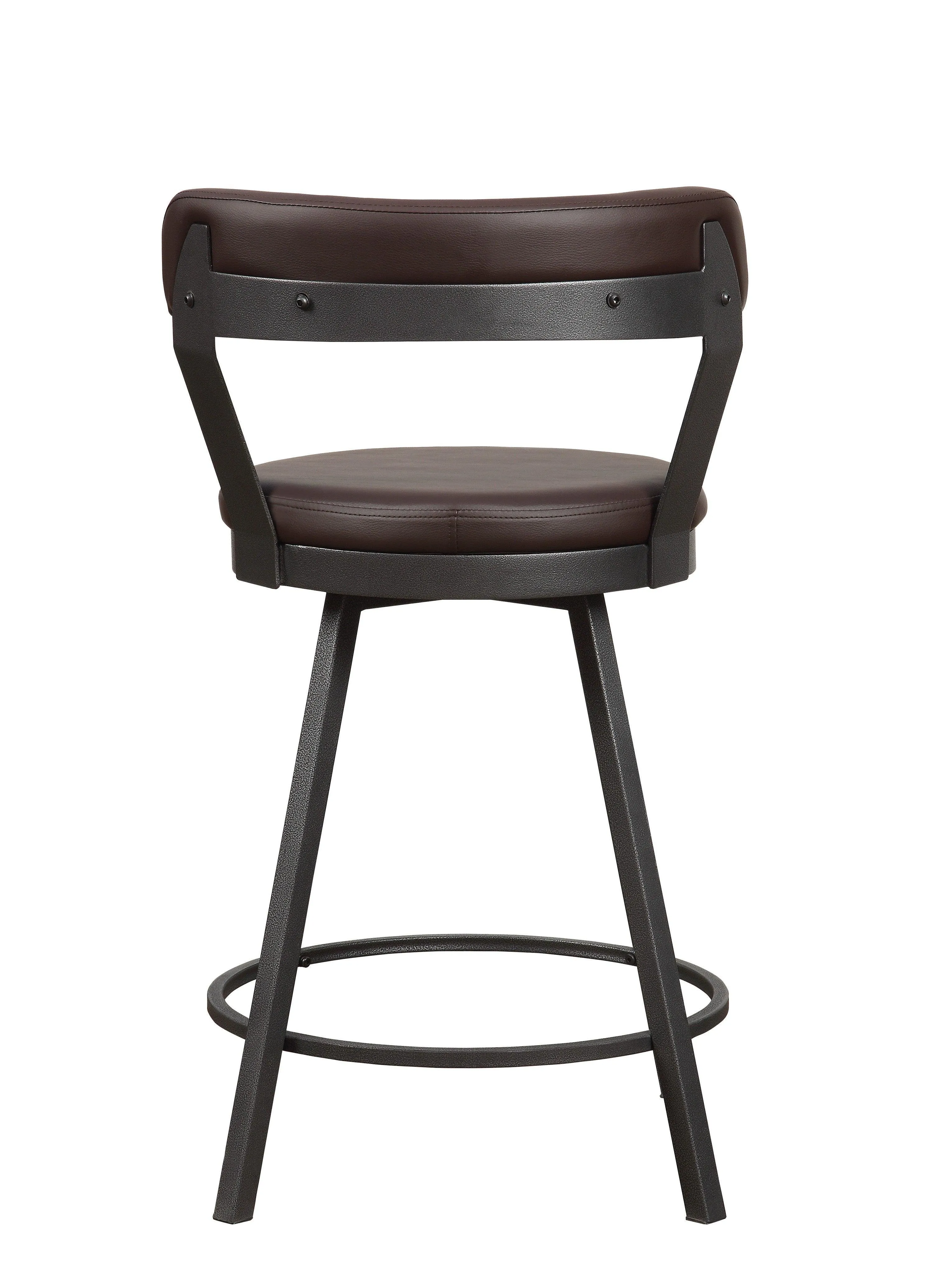 Appert Brown/Dark Gray Swivel Counter Chair, Set of 2 - Image 4