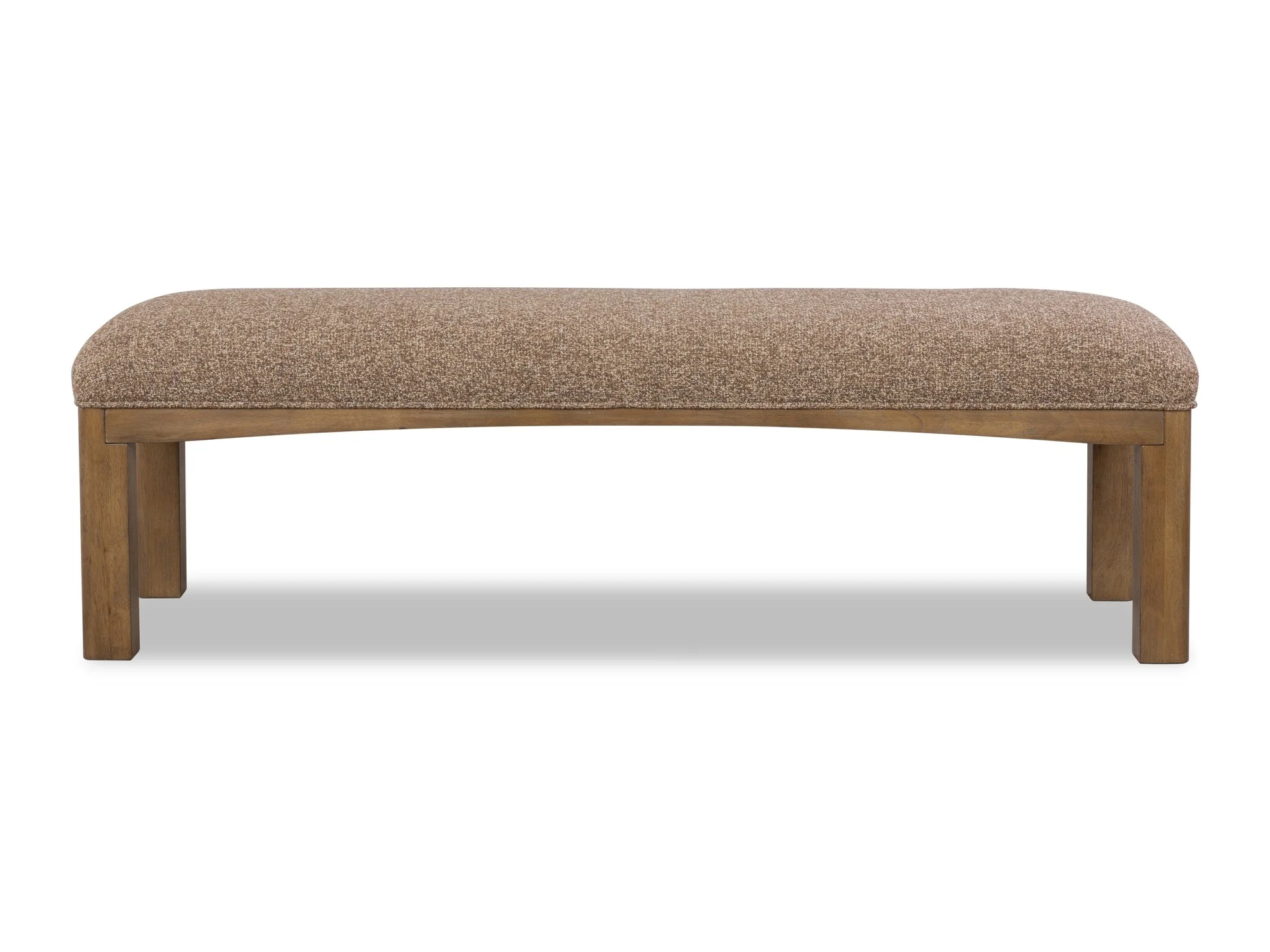 Arden Tavern Brown Upholstered Bench