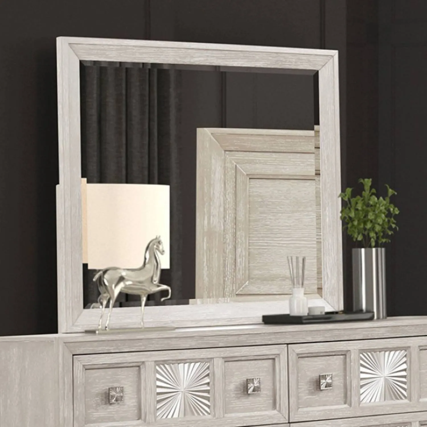 Argenthart Light Gray 5-Piece Queen Bedroom Set - Image 5