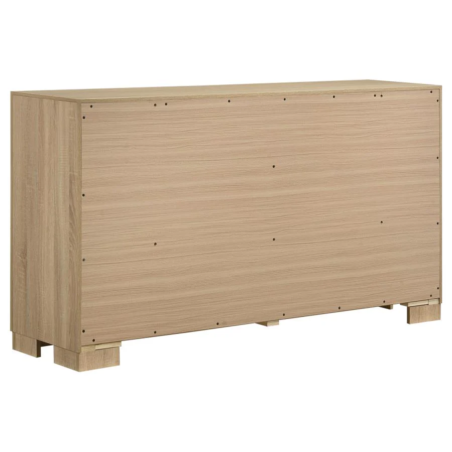 Arielle Light Oak 5-piece Queen Bedroom Set - Image 7