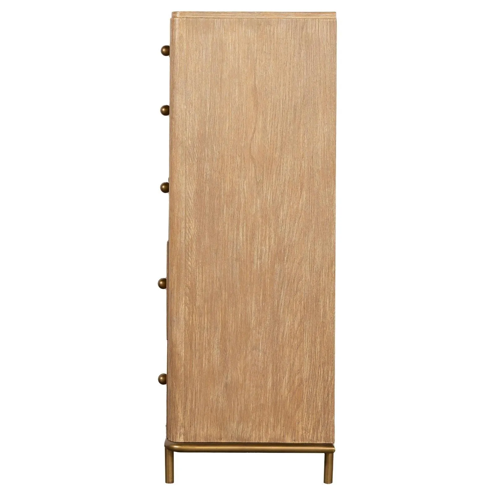 Arini Sand Wash 5-Drawer Chest - Image 5