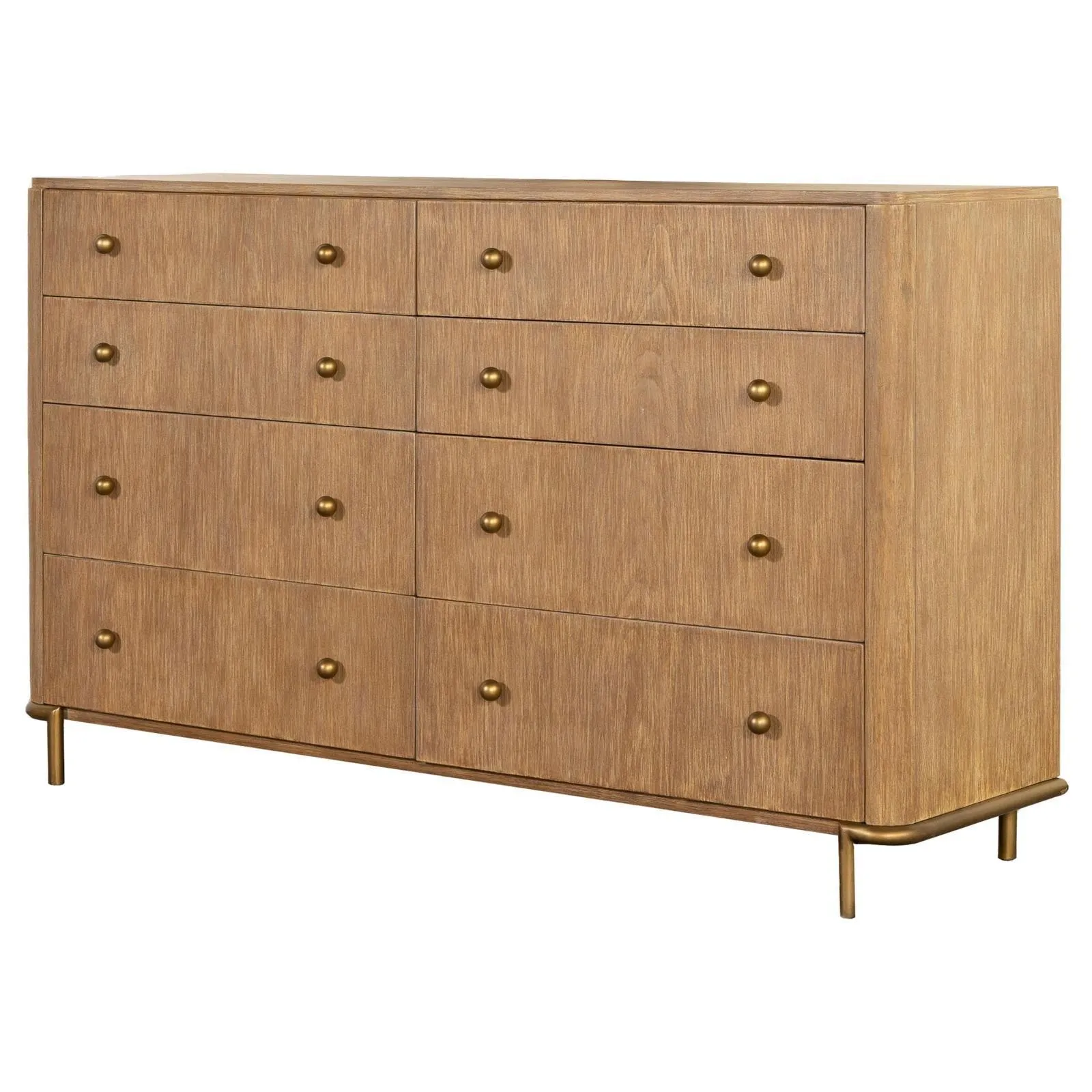 Arini Sand Wash 8-Drawer Dresser - Image 2