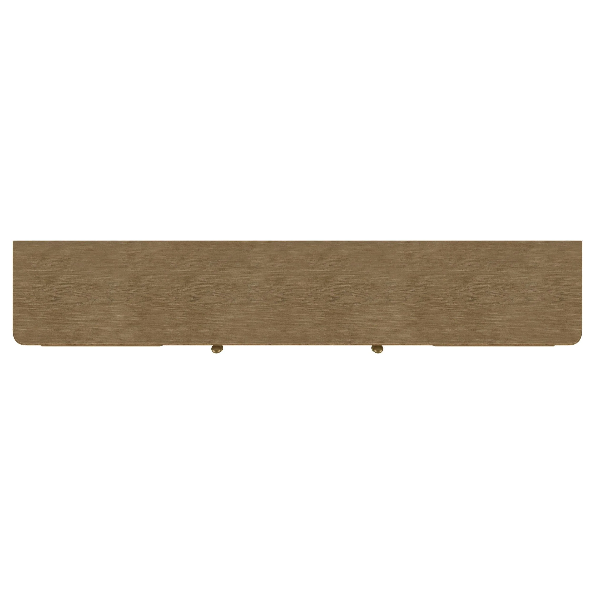 Arini Sand Wash Rattan Cane 2-door TV Stand Media Console - Image 10