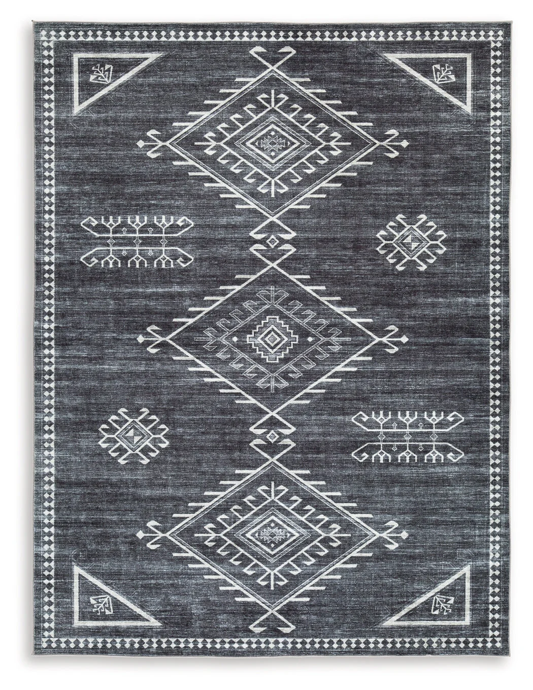 Arloman Black/Cream/Gray 5' x 7' Rug - Image 2