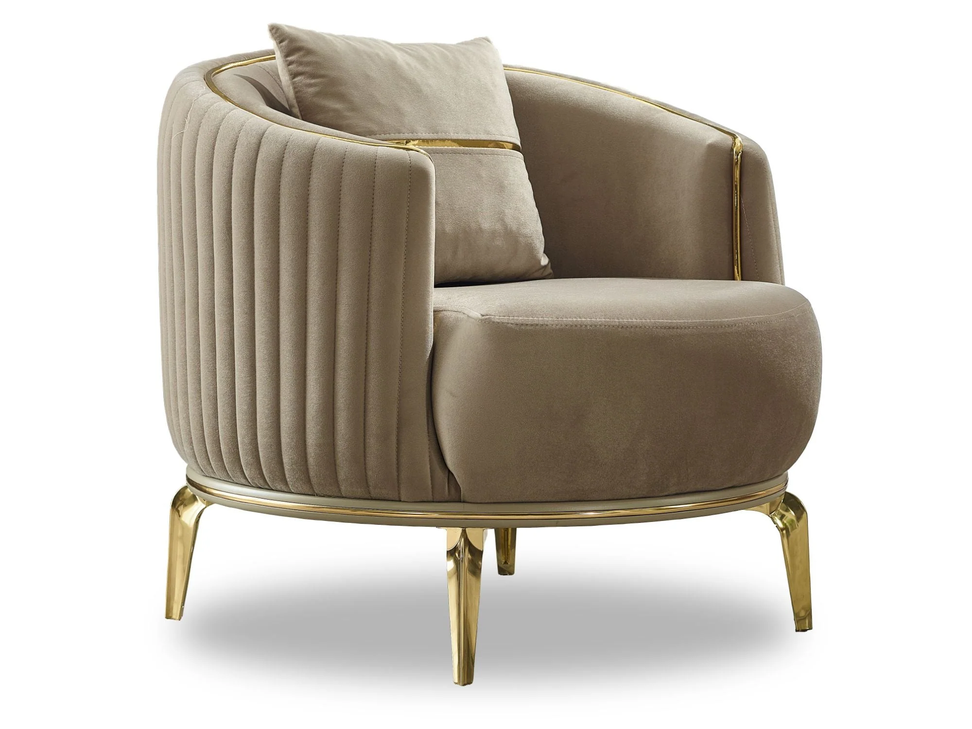 Armoni Beige 3-pieces (Sofa & Loveseat & Chair) Living Room Set - Image 8