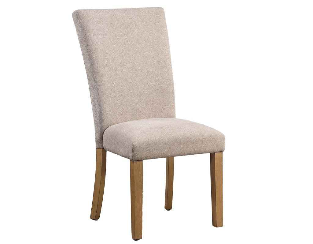 Artemis Beige Chenille Side Chair - Image 3