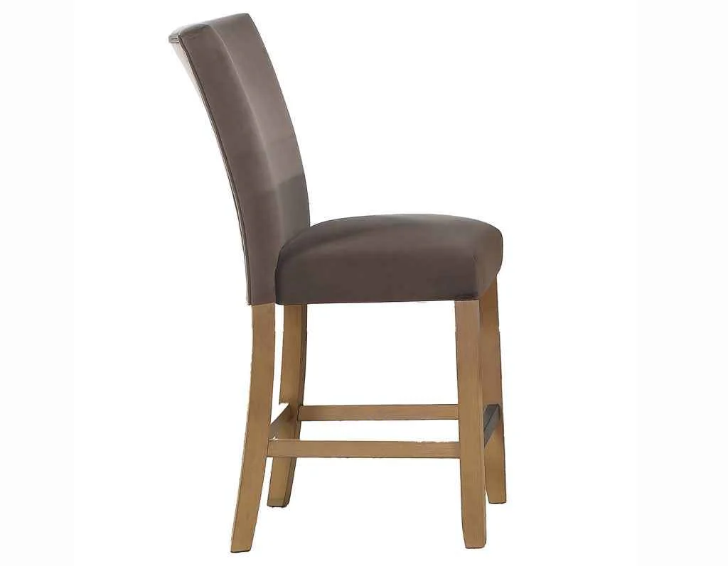 Artemis Brown Velvet 24″ Counter Stool - Image 6