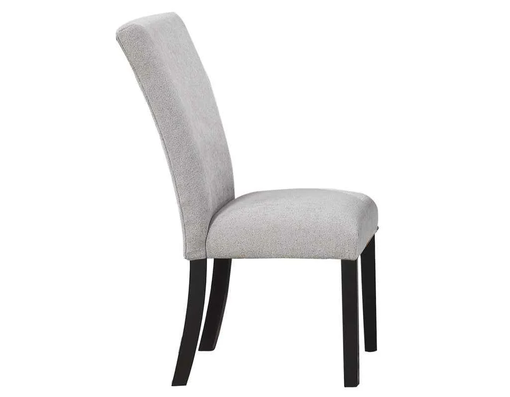 Artemis Gray Chenille Side Chair - Image 5