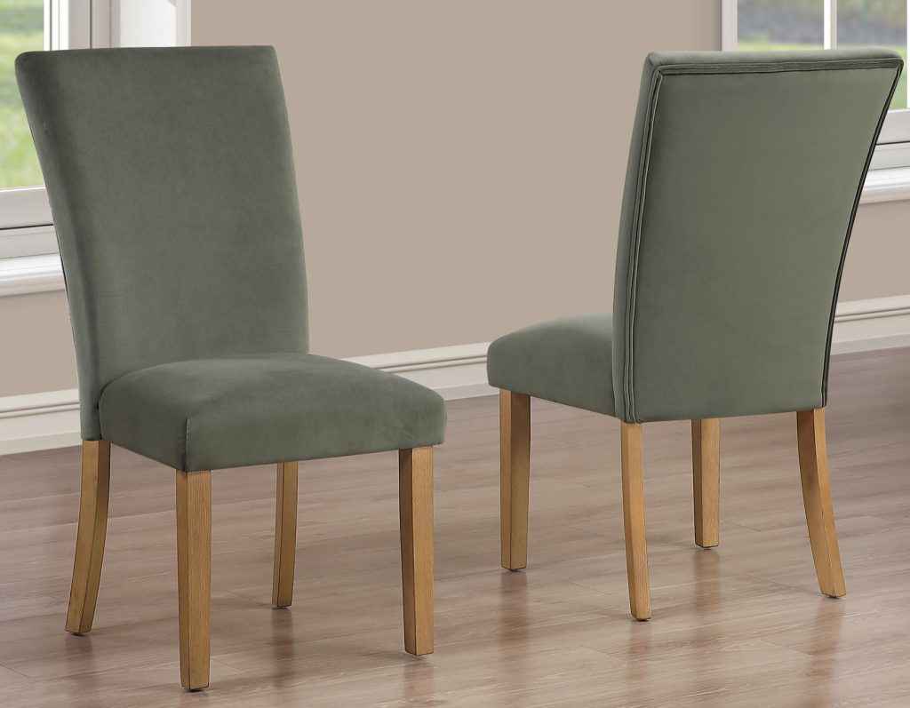 Artemis Green Velvet Side Chair