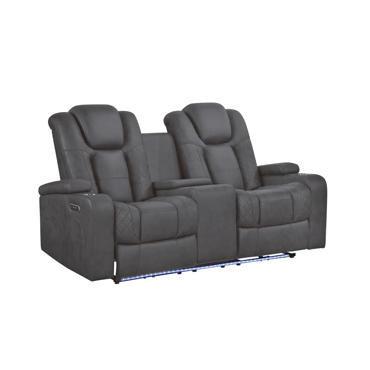 Ashley Grey 3-Piece Power Reclining Living Room Set - Image 10