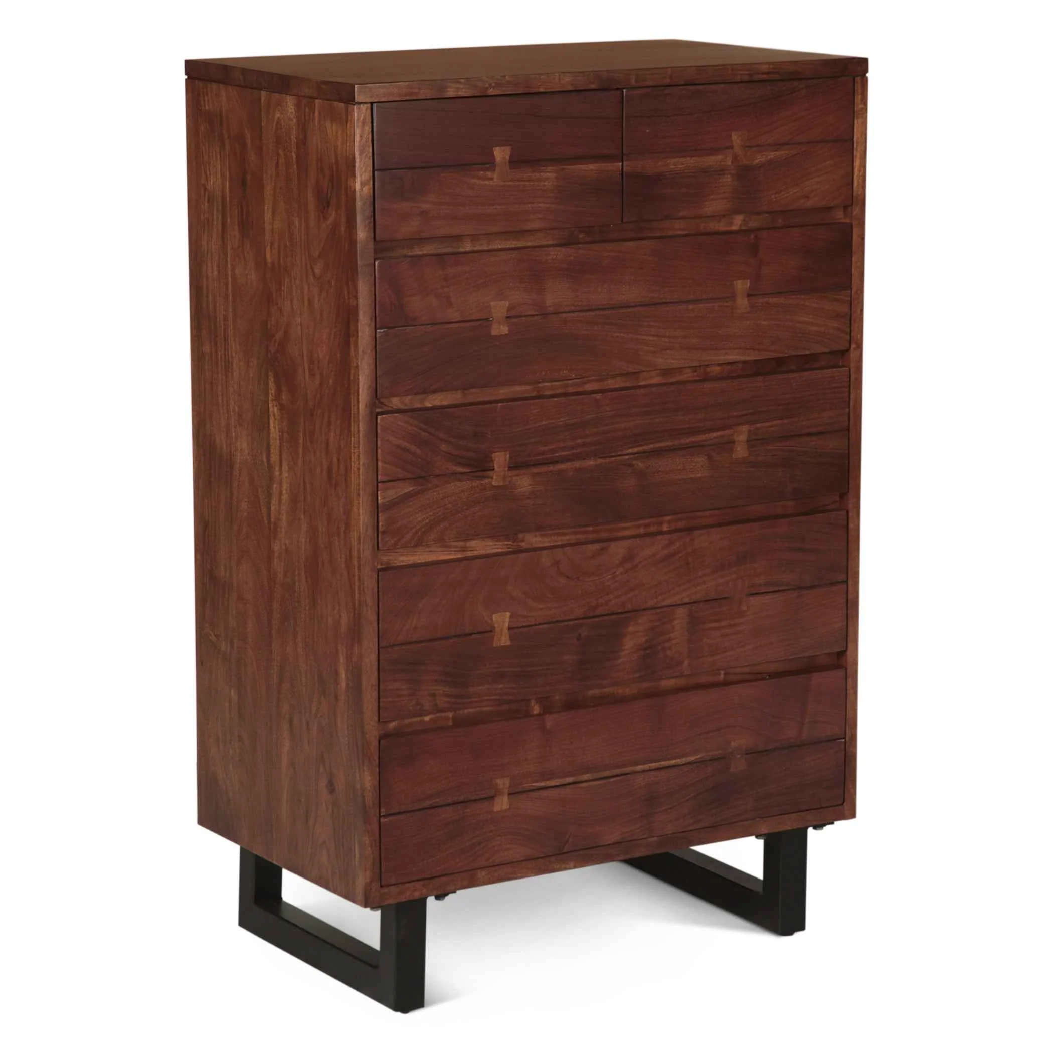 Aspen 34" Tall Chest in Walnut