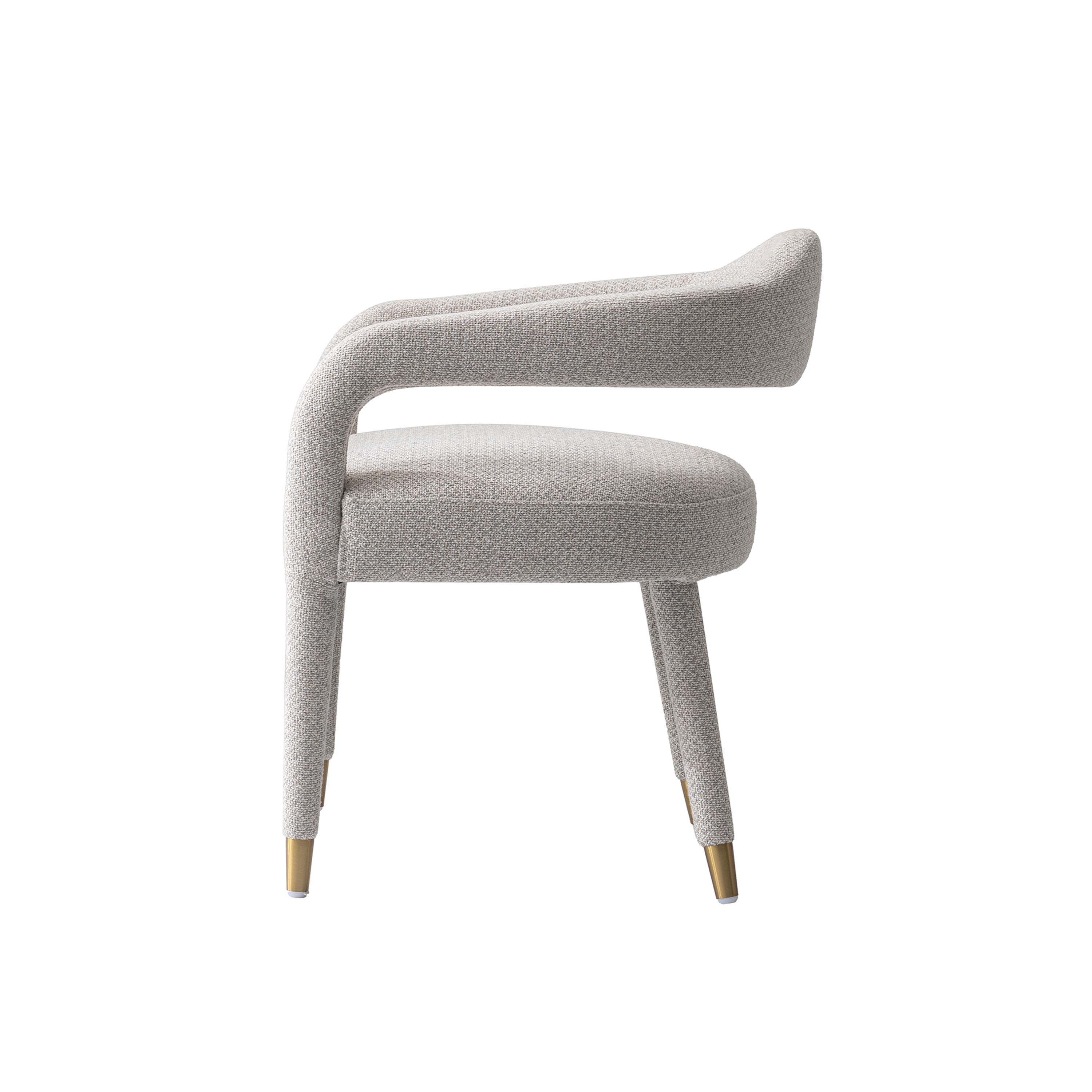 Aspen Dining Armchairs in Silver Lining (set of 2) - Image 7