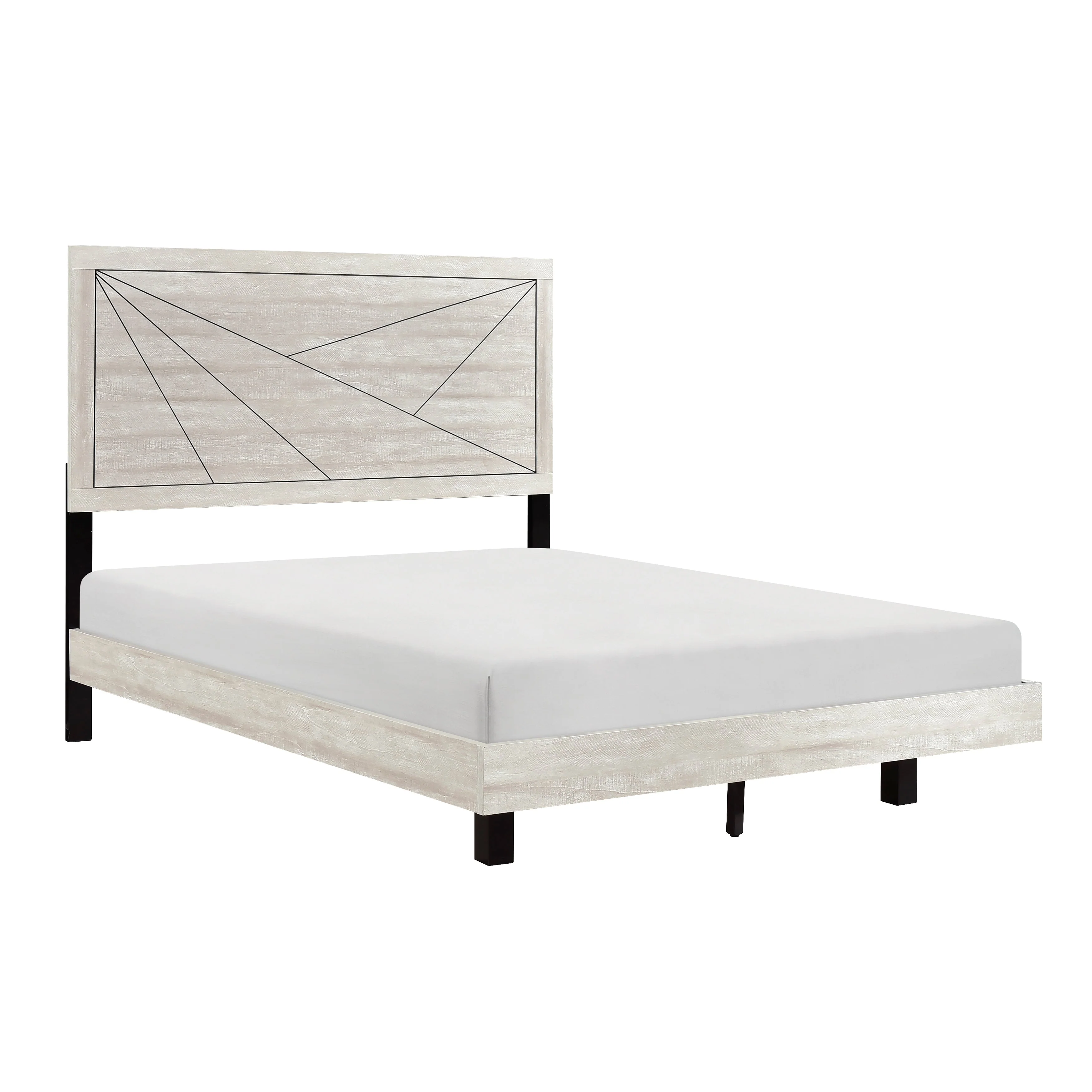 Aspen Gray Oak Full Bed - Image 3