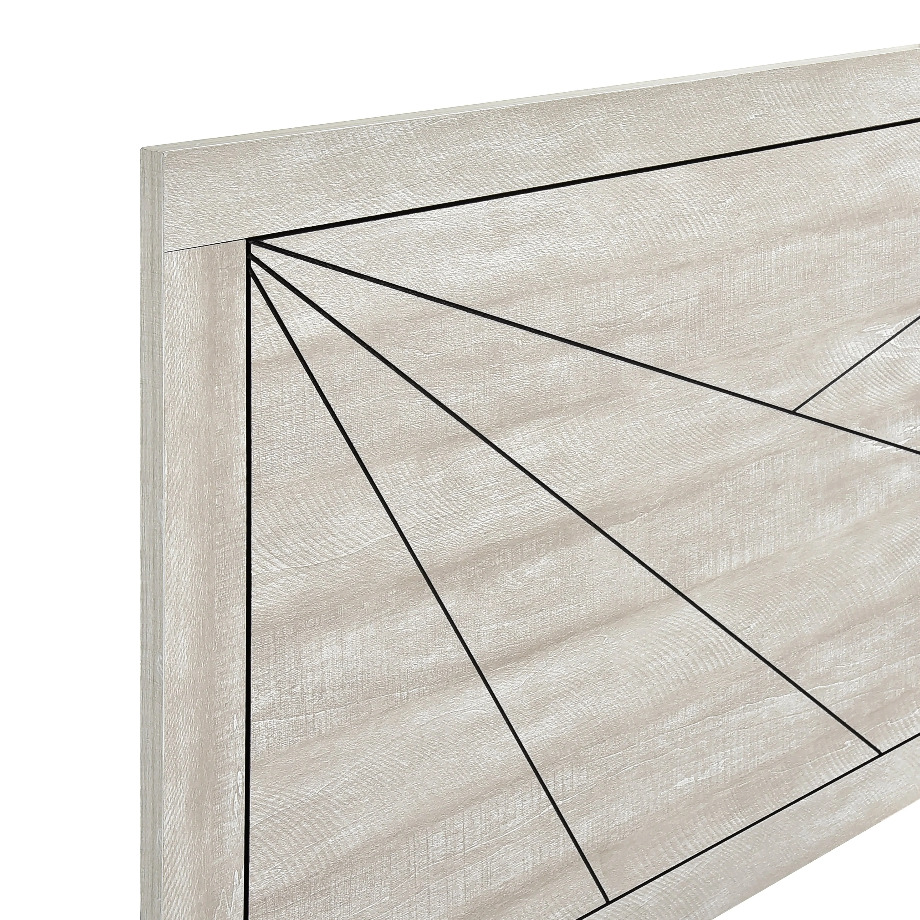 Aspen Gray Oak Queen Bed - Image 6