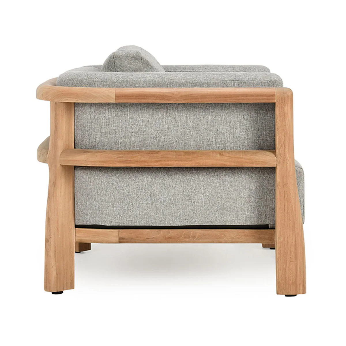 Aston Outdoor Accent Chair - Natural/Gray - Image 3