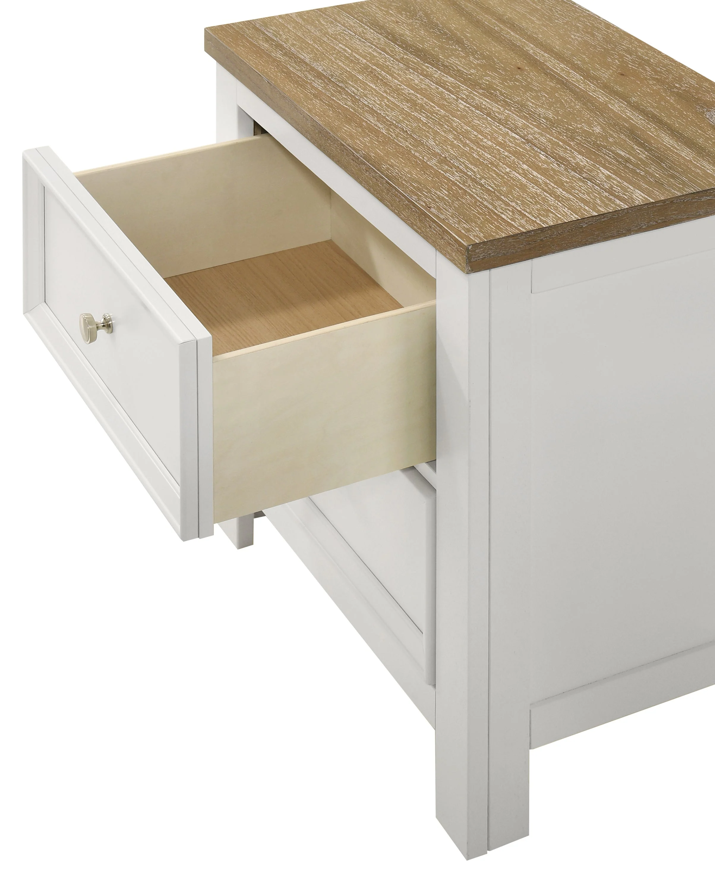Aston White Nightstand - Image 2