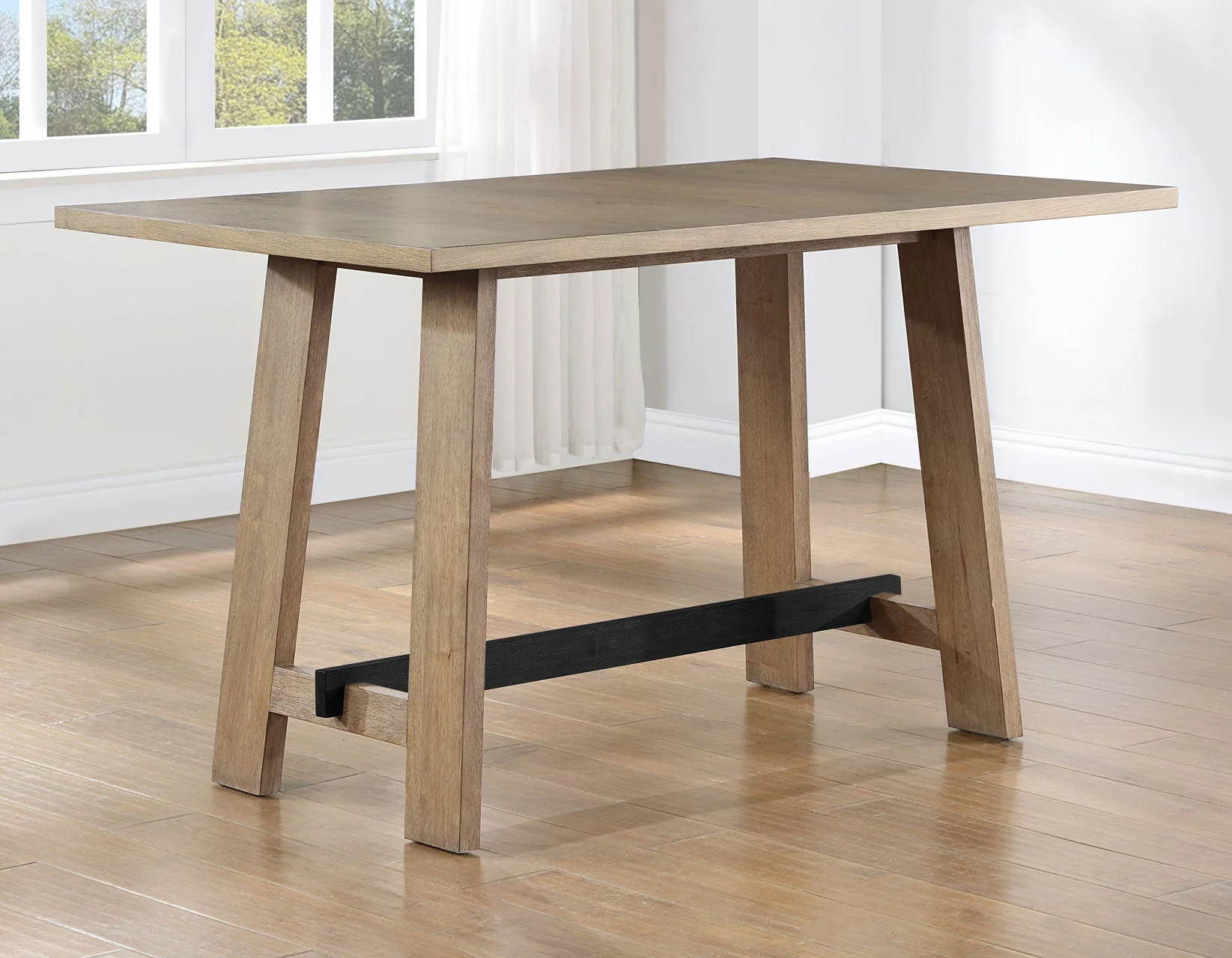Aubrey Driftwood Counter Height Dining Set - Image 2
