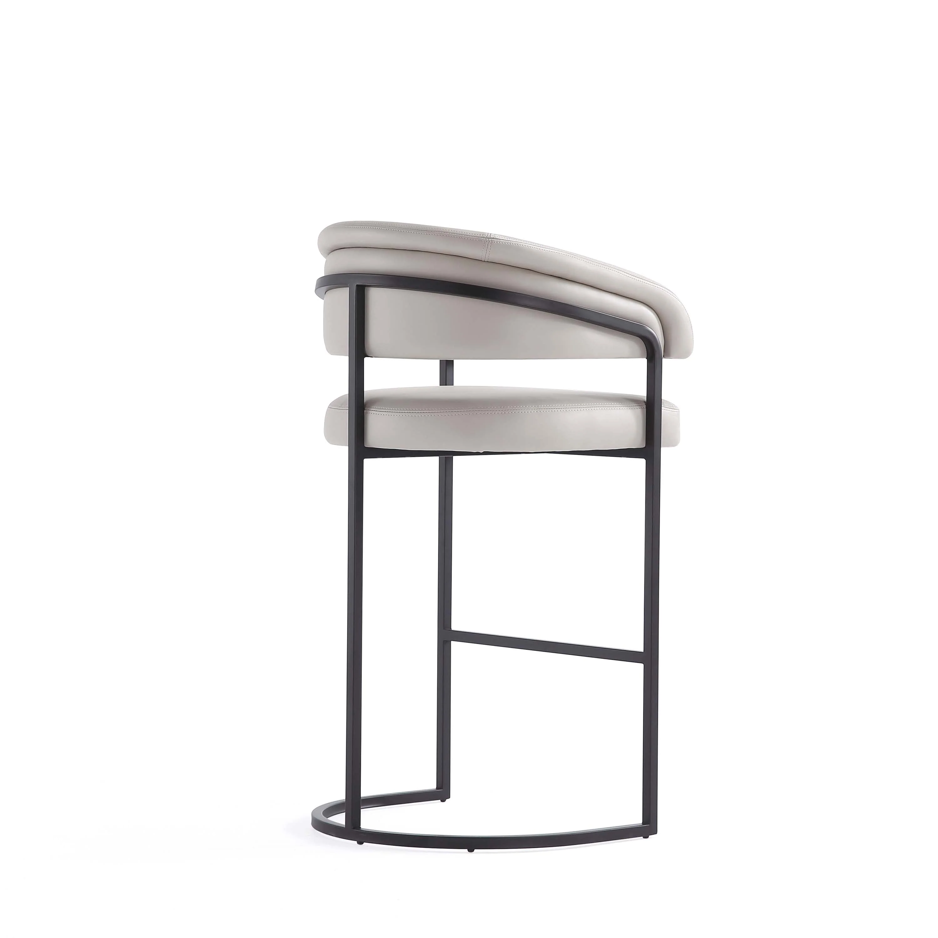Augusta Barstool in Light Grey - Image 8