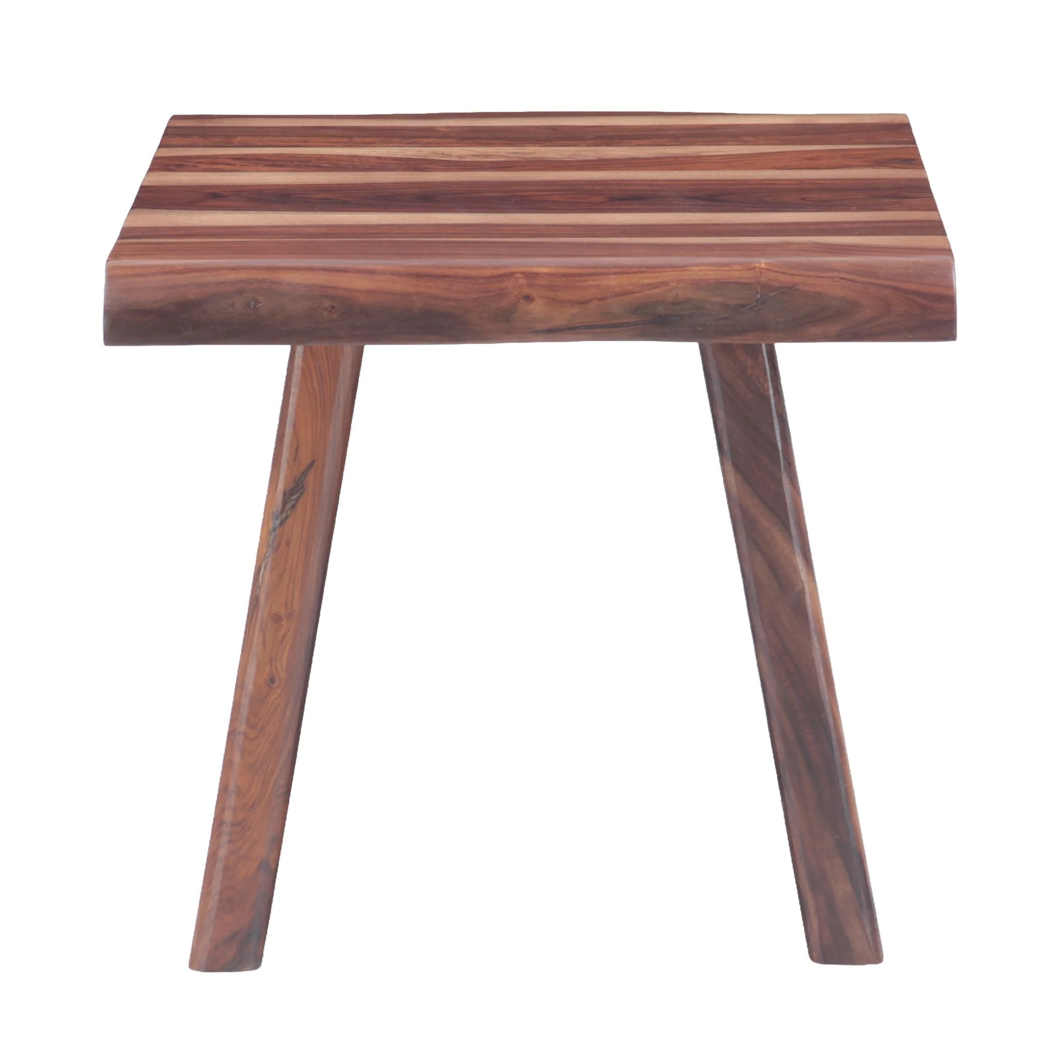 Austin Loft 24" Side Table in Natural Sheesham-Top - Image 3