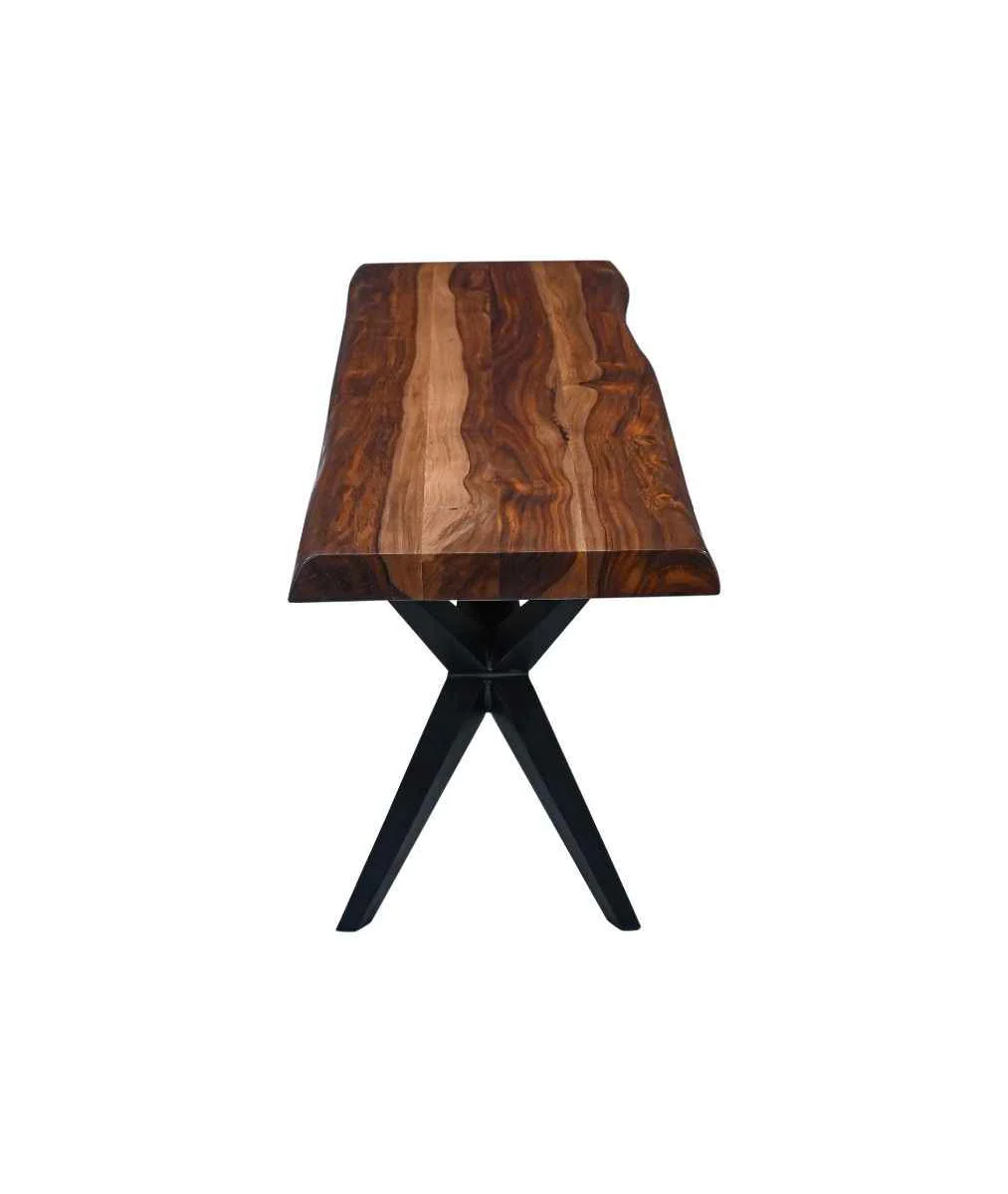 Austin Loft 68" Bench in Natural Sheesham - Image 4